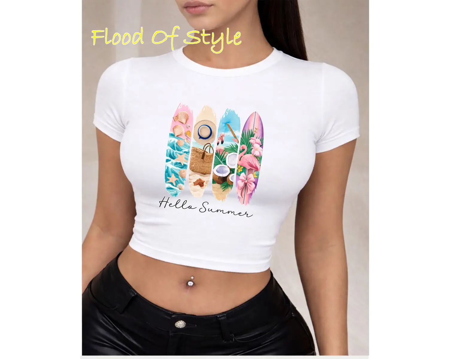 Beyaz Babby Tee helosummer Özel tasarım