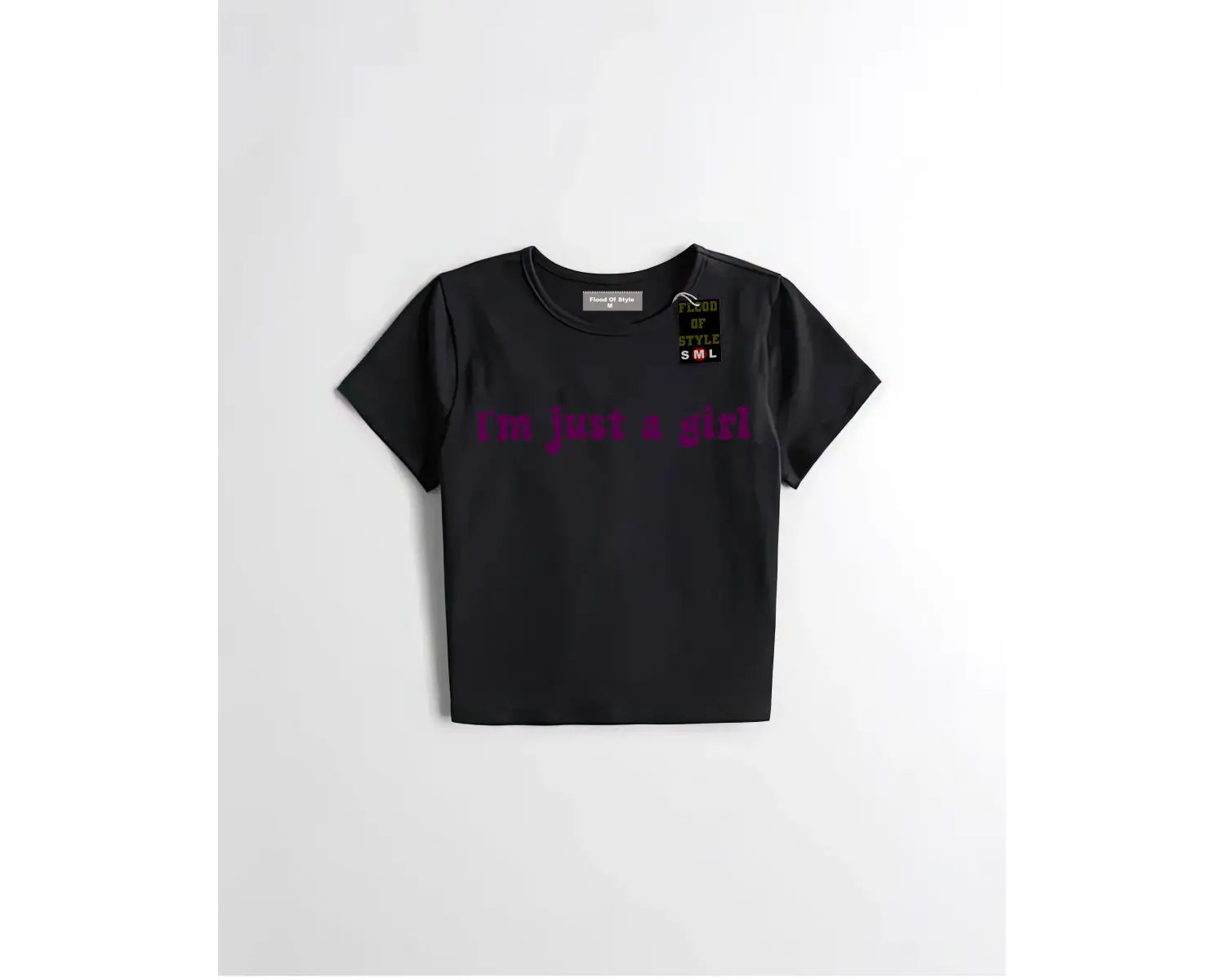 Beyaz Babby Tee ımjustagirl Özel tasarım