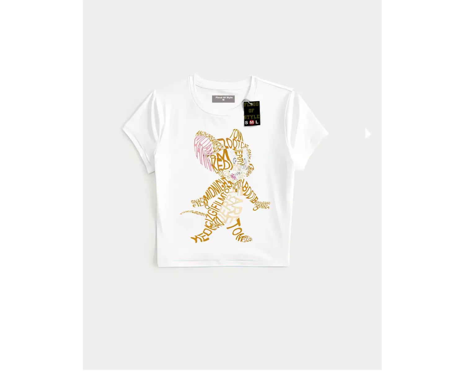 Beyaz Babby Tee jerrr Özel tasarım