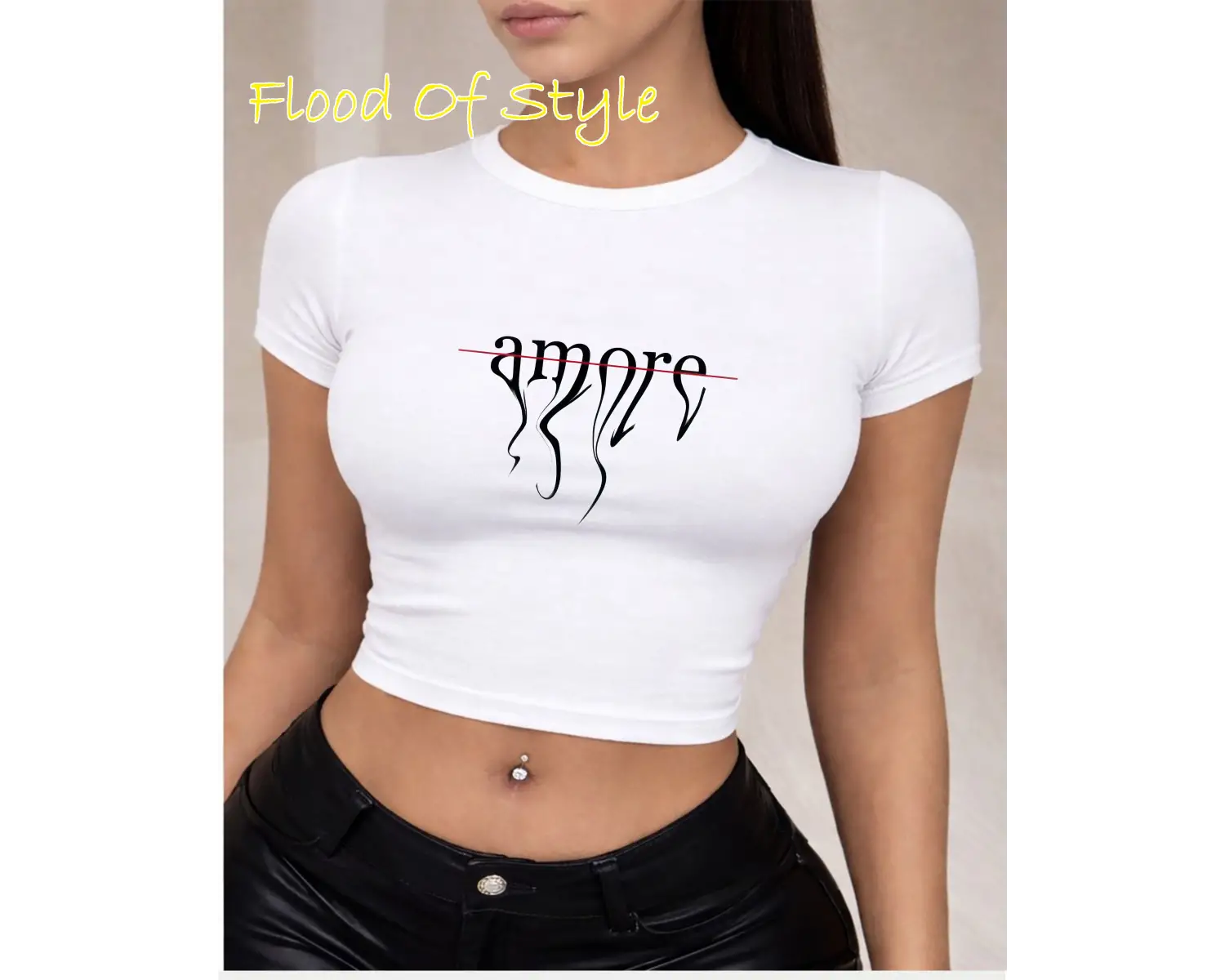 Beyaz Babby Tee kırmızı çizgi Özel tasarım