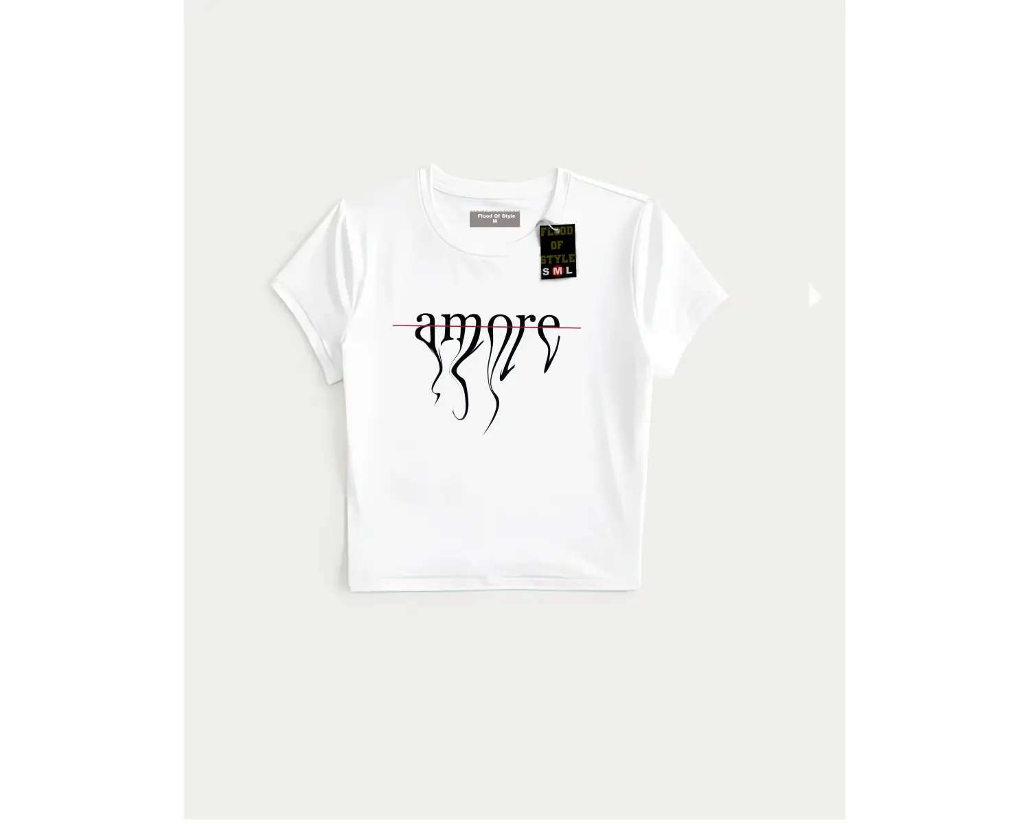 Beyaz Babby Tee kırmızı çizgi Özel tasarım