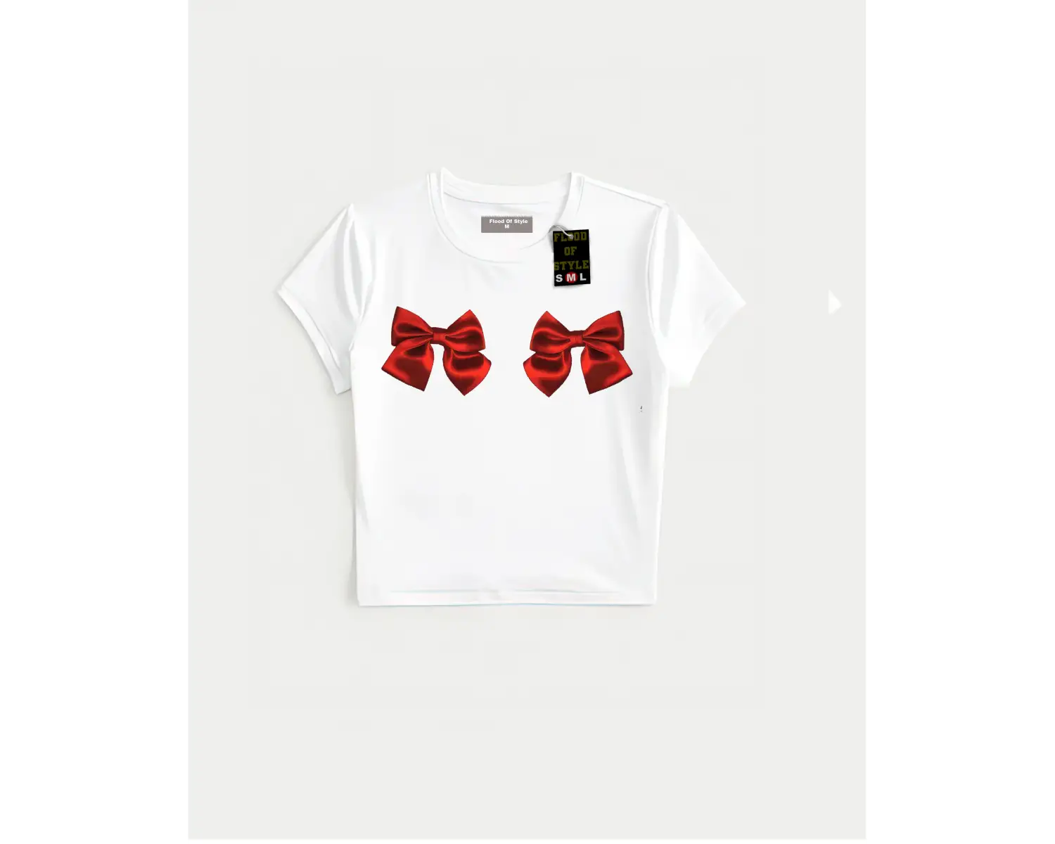 Beyaz Babby Tee kurdalye Özel tasarım