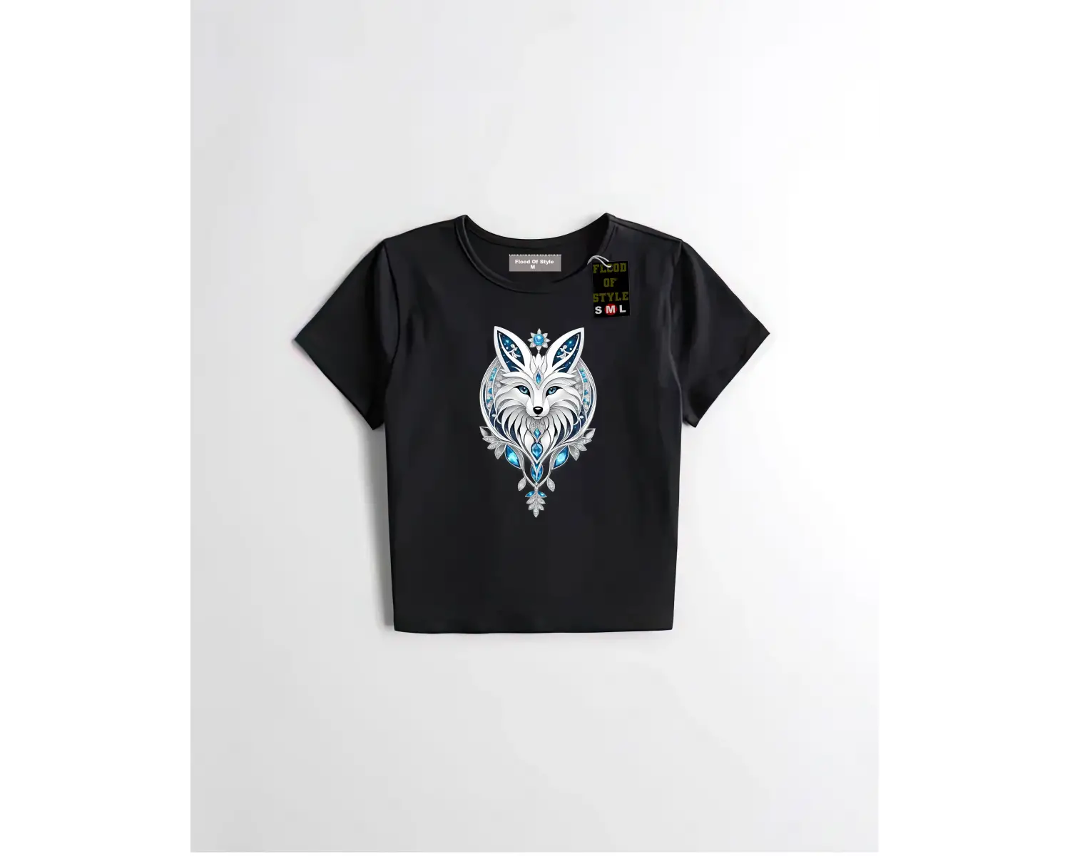 Beyaz Babby Tee kurt Özel tasarım