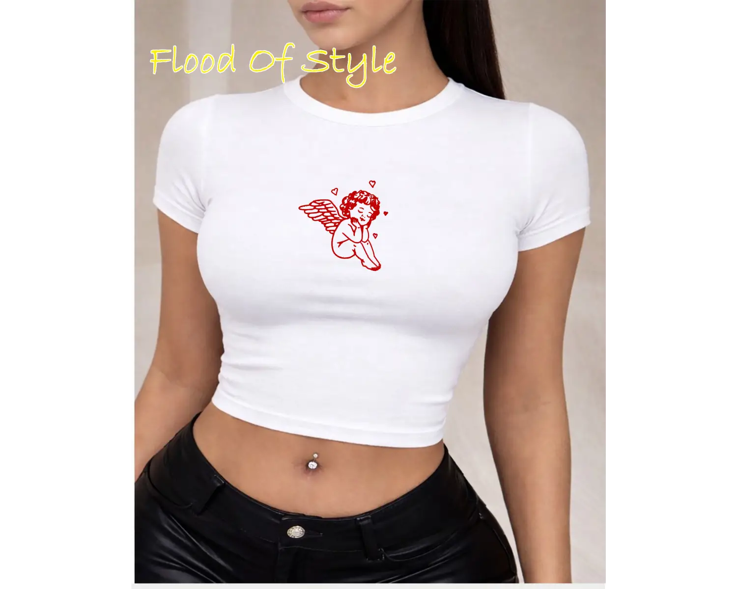 Beyaz Babby Tee melek çocuk Özel tasarım