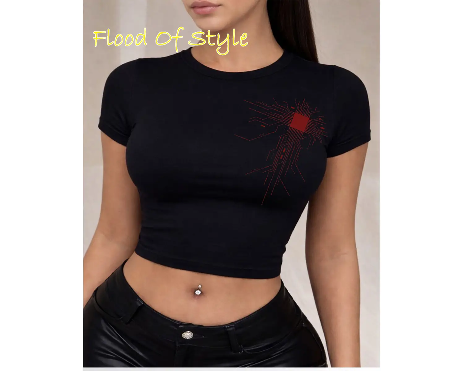 Beyaz Babby Tee minimal çizgiler Özel tasarım