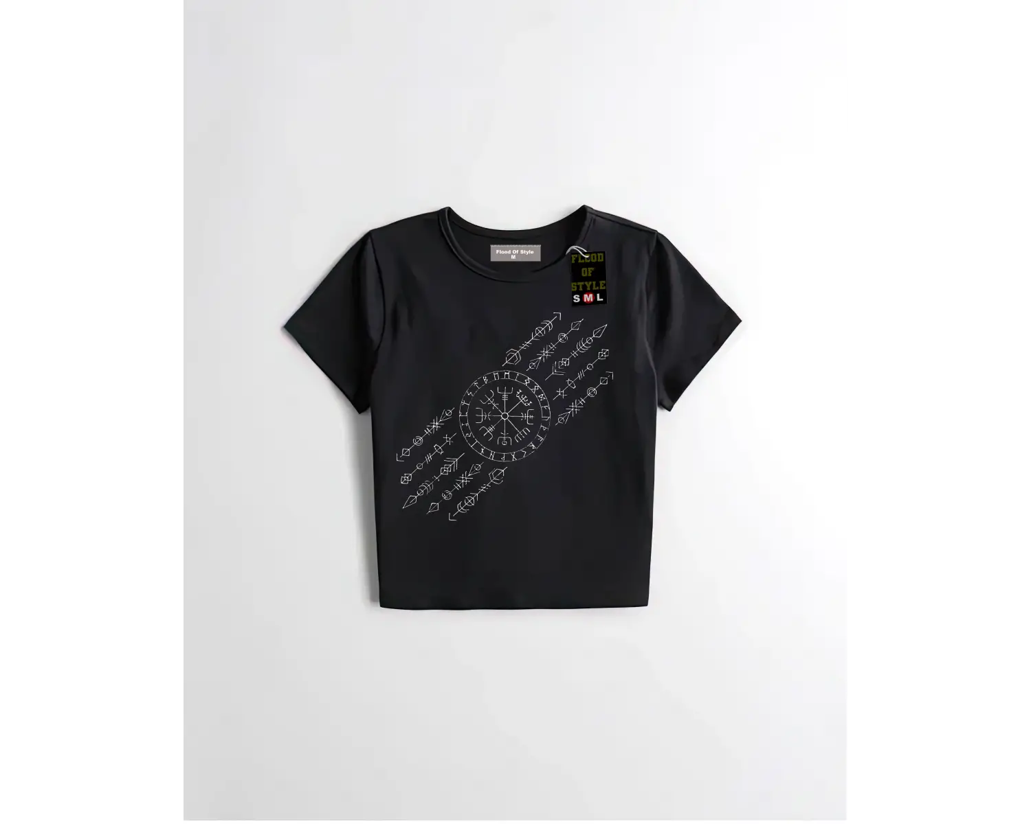 Beyaz Babby Tee minimal Özel tasarım