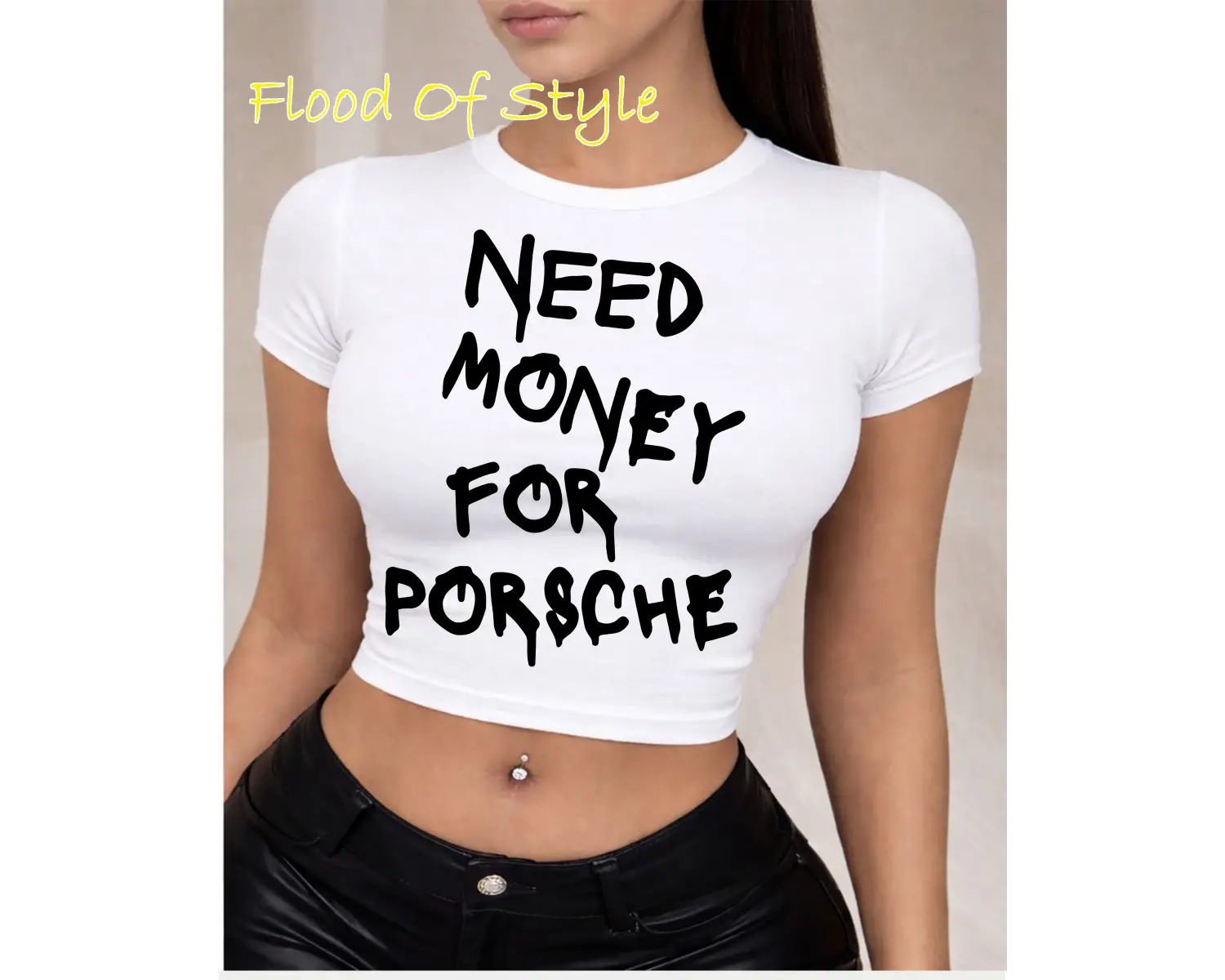 Beyaz Babby Tee money Özel tasarım