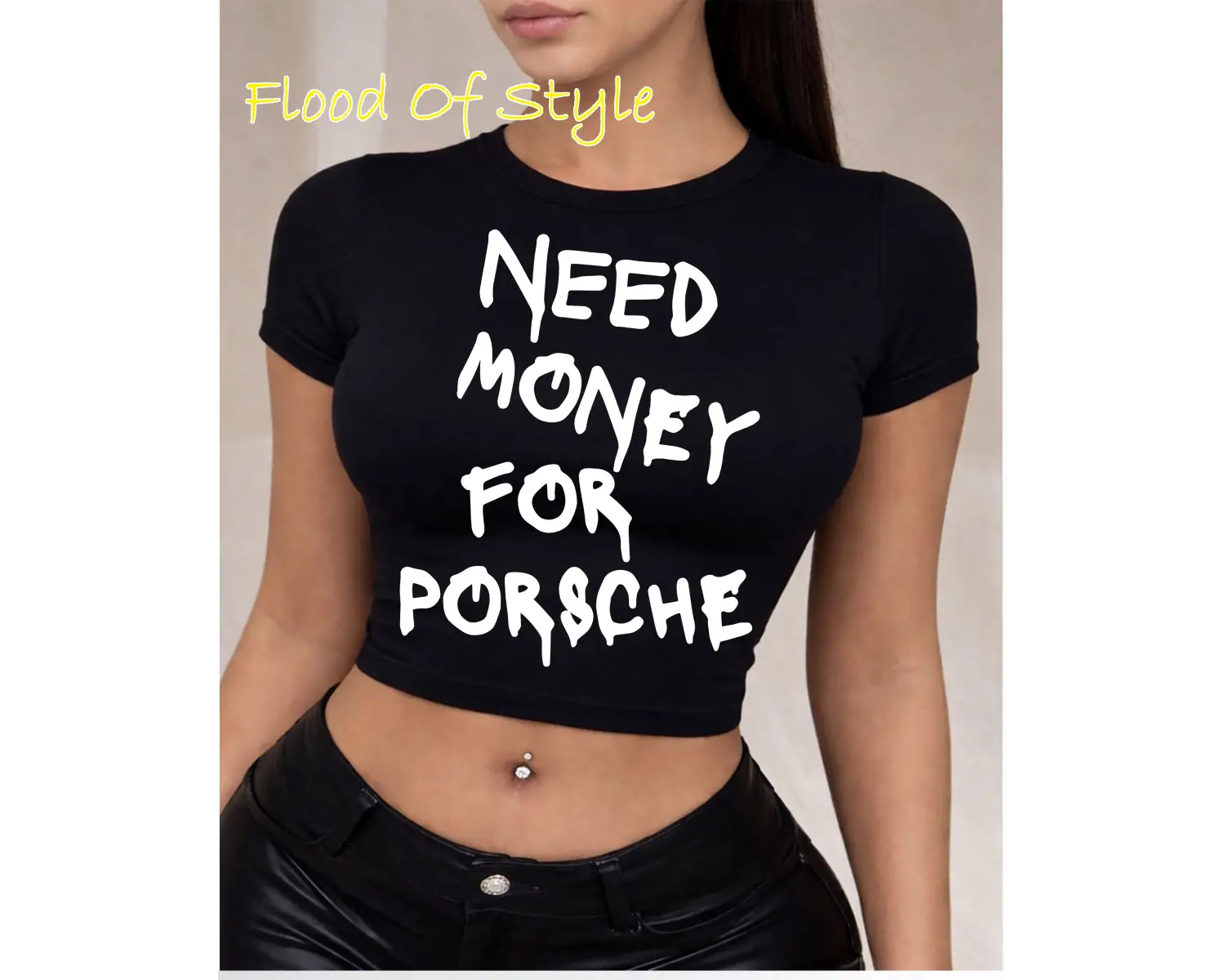 Beyaz Babby Tee money Özel tasarım