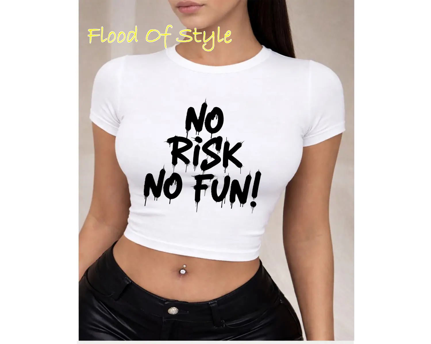 Beyaz Babby Tee norisknofun Özel tasarım