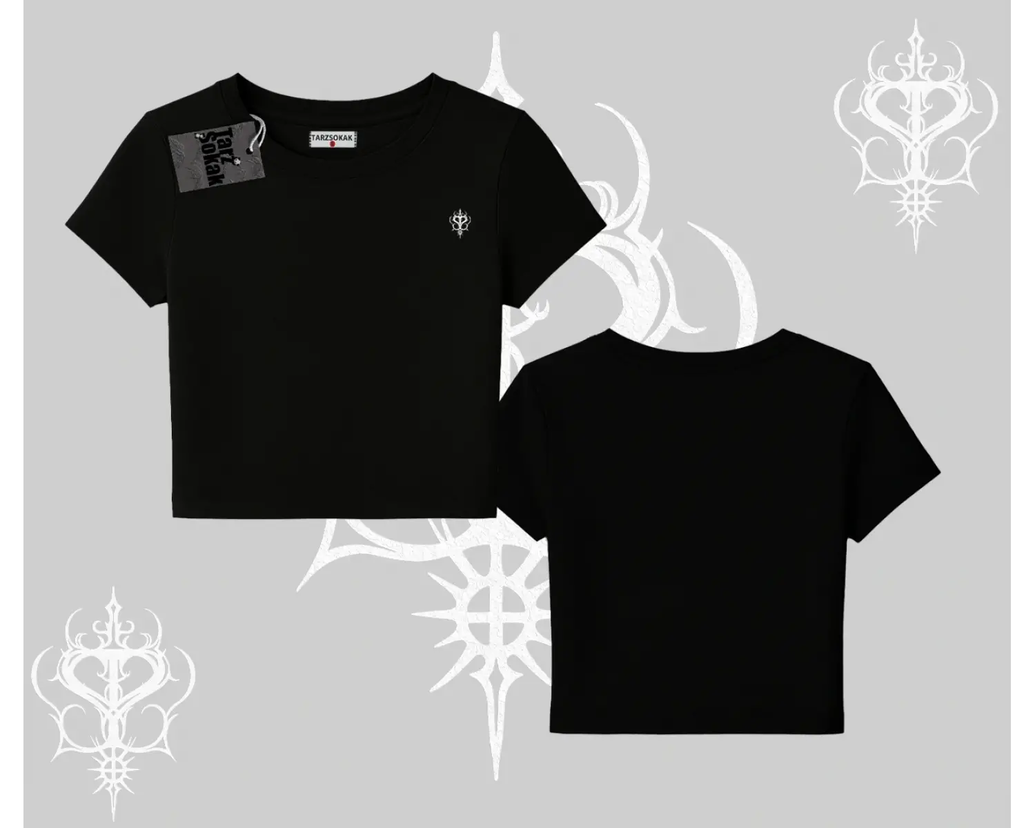 Beyaz Babby Tee Özel logolu