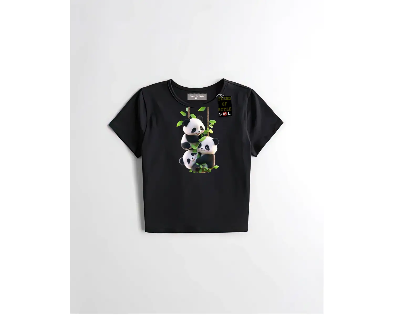 Beyaz Babby Tee pandalar Özel tasarım