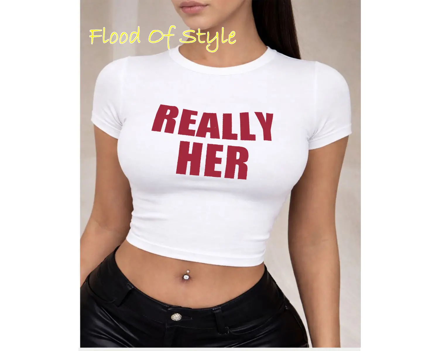 Beyaz Babby Tee reallyher Özel tasarım