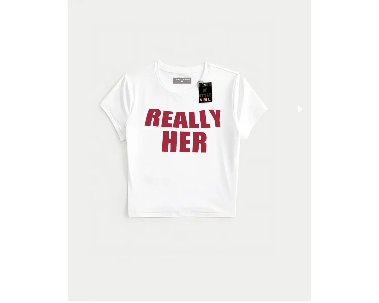 Beyaz Babby Tee reallyher Özel tasarım