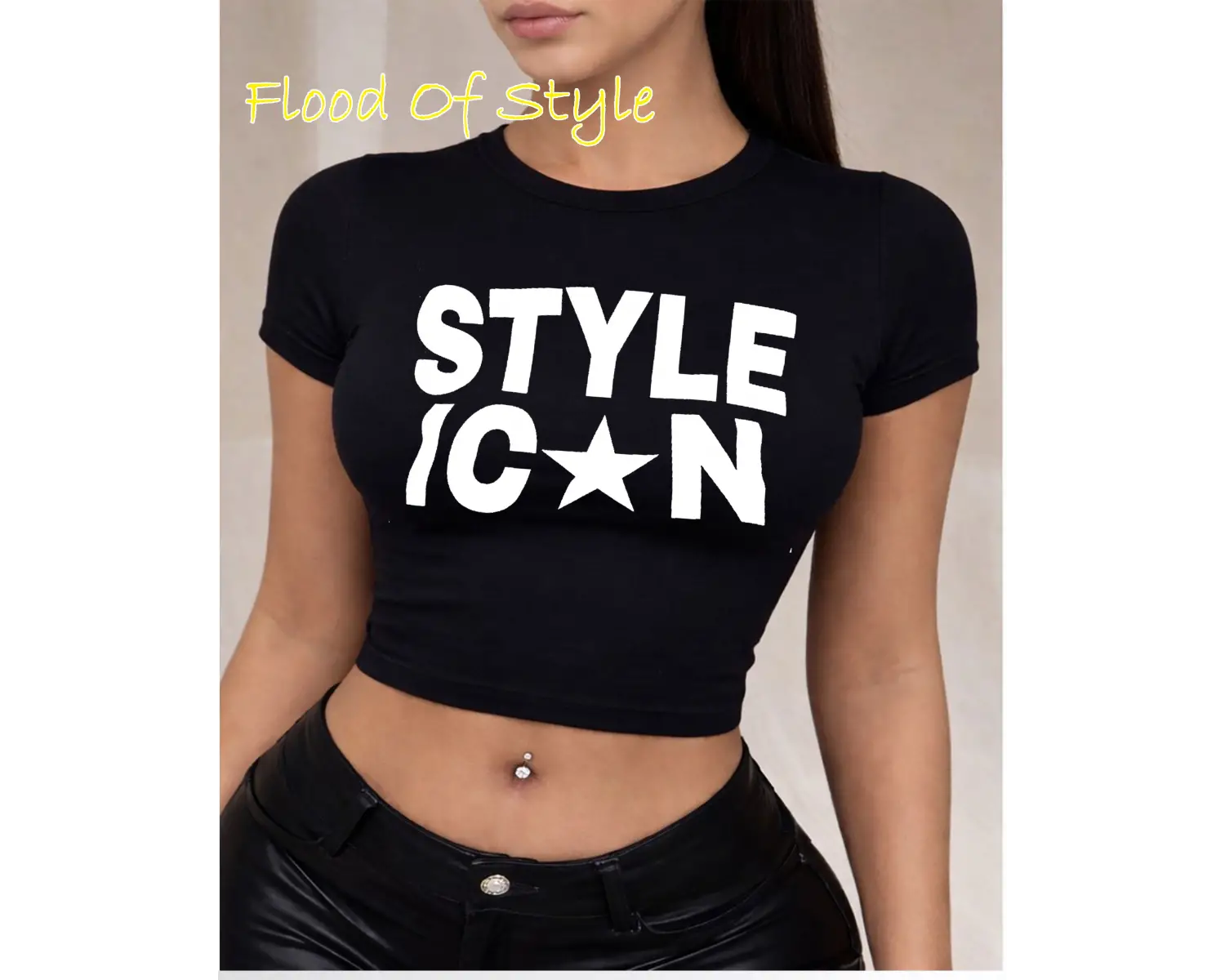 Beyaz Babby Tee style Özel tasarım