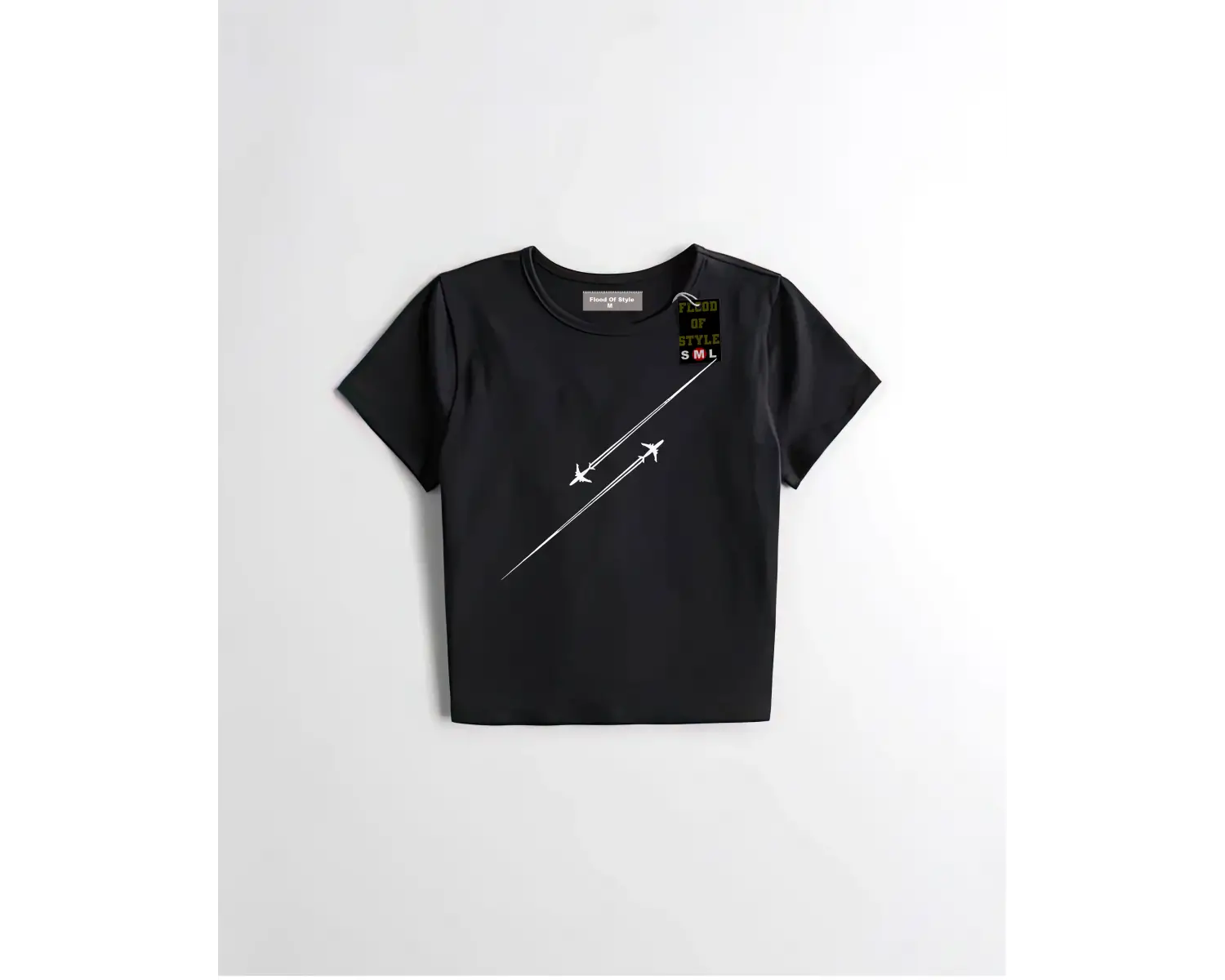 Beyaz Babby Tee uçak Özel tasarım