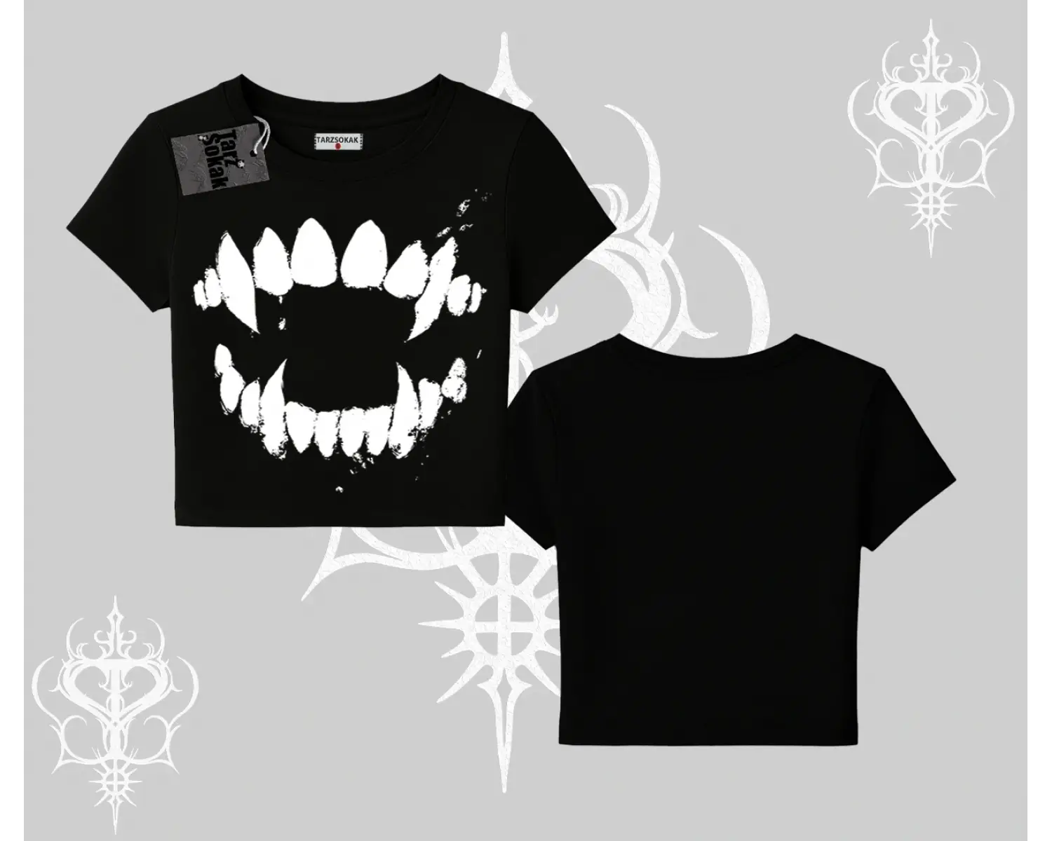 Beyaz Babby Tee Vampir Dış