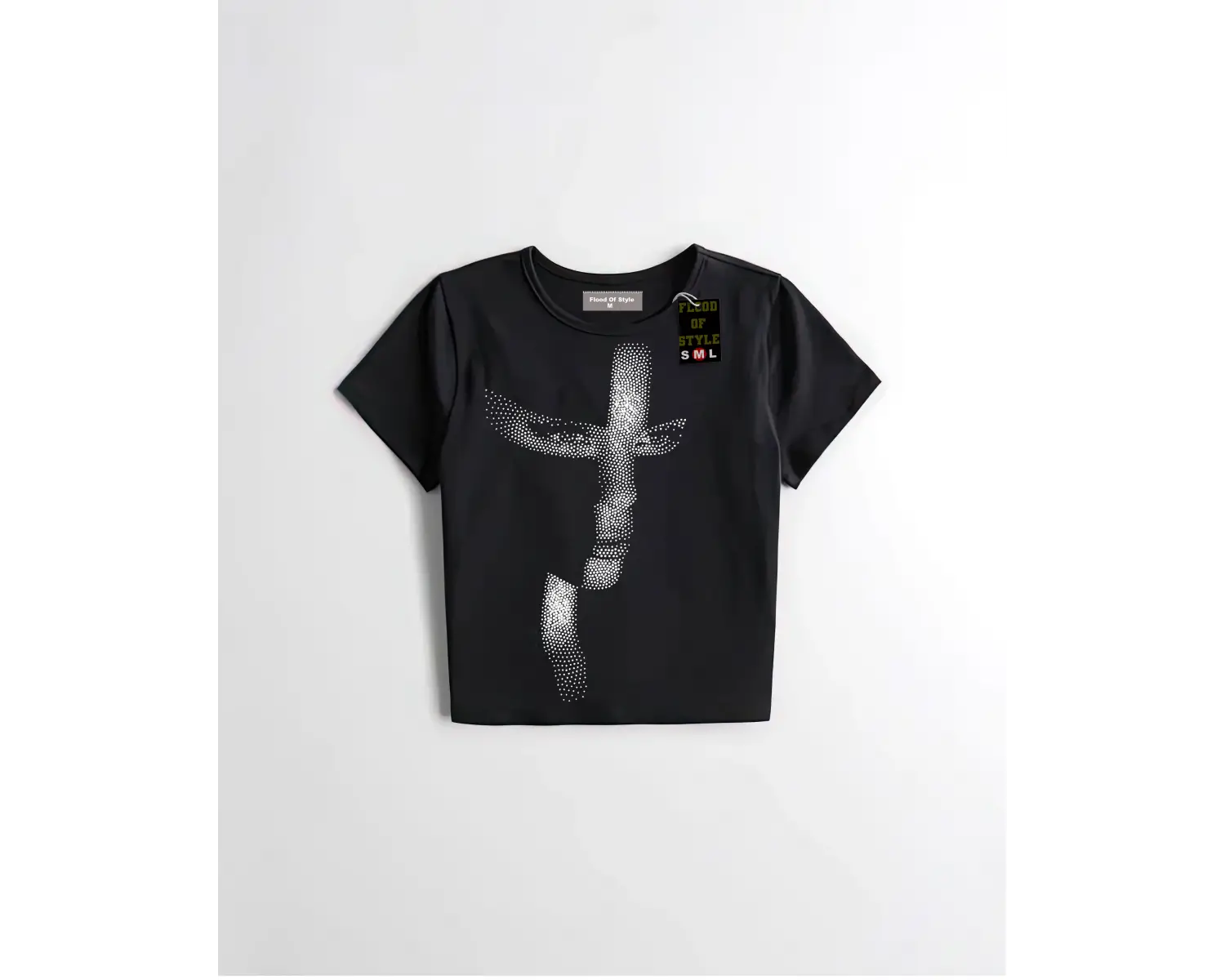 Beyaz Babby Tee yarım yüzz Özel tasarım