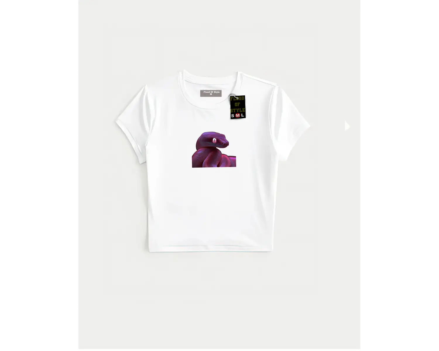 Beyaz Babby Tee yılan Özel tasarım