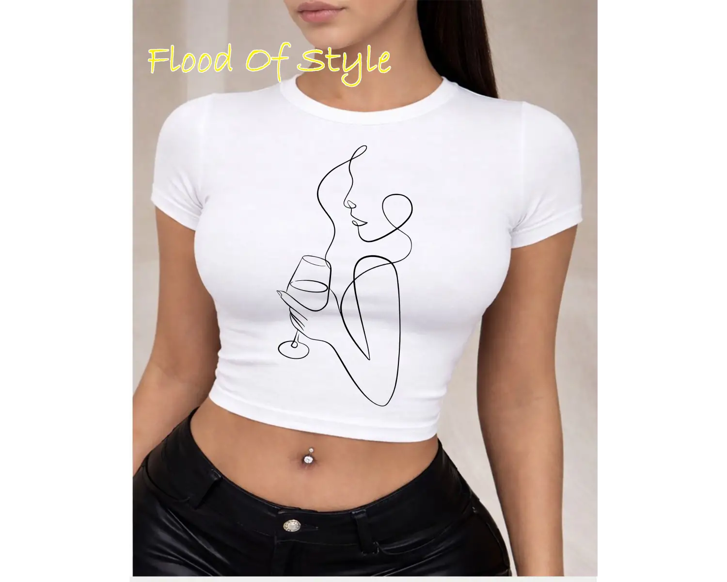 Beyaz Babby Tee yüz baskı çizim Özel tasarım