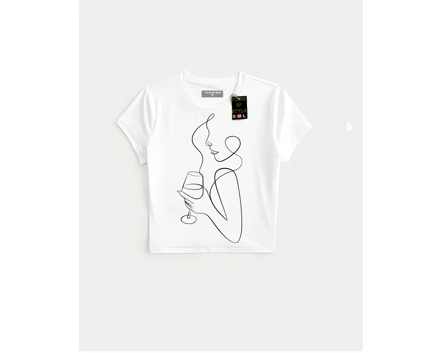 Beyaz Babby Tee yüz baskı çizim Özel tasarım