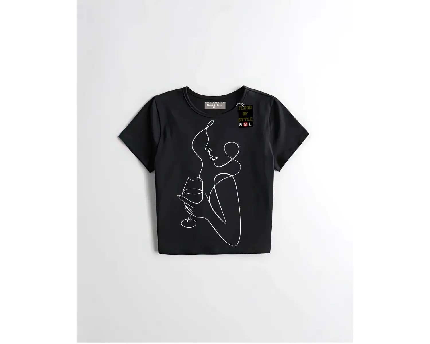 Beyaz Babby Tee yüz baskı çizim Özel tasarım