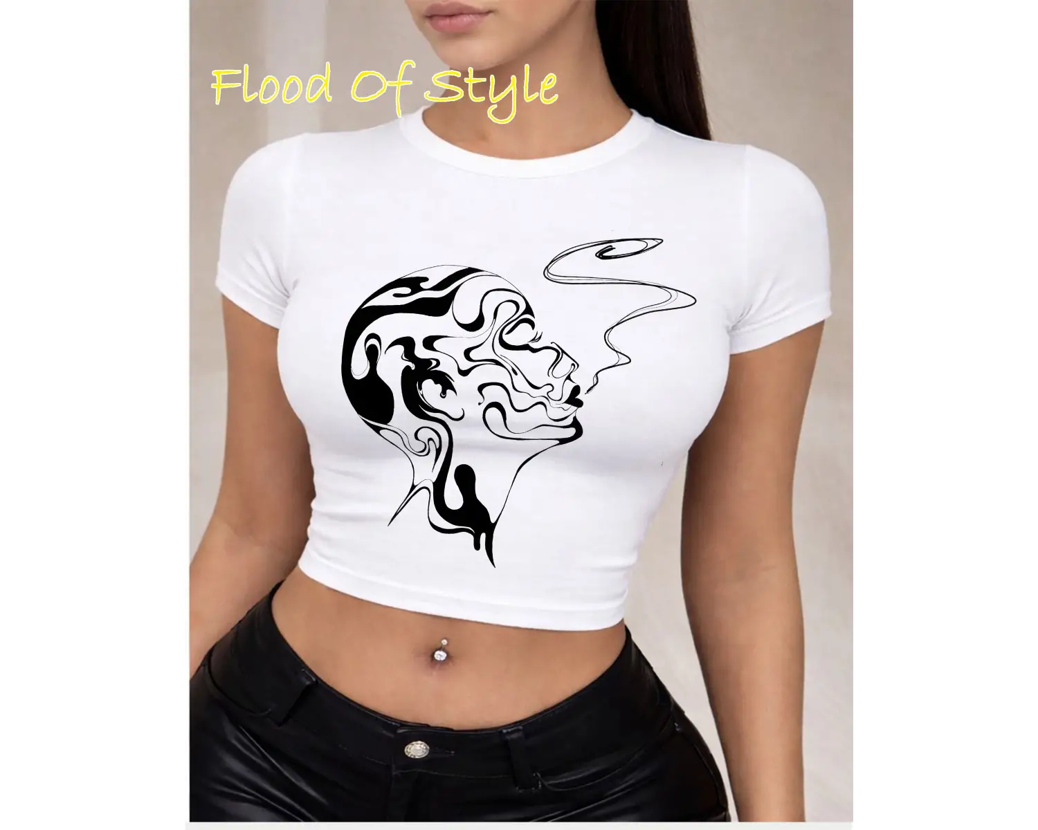 Beyaz Babby Tee yüz tasarım Özel tasarım