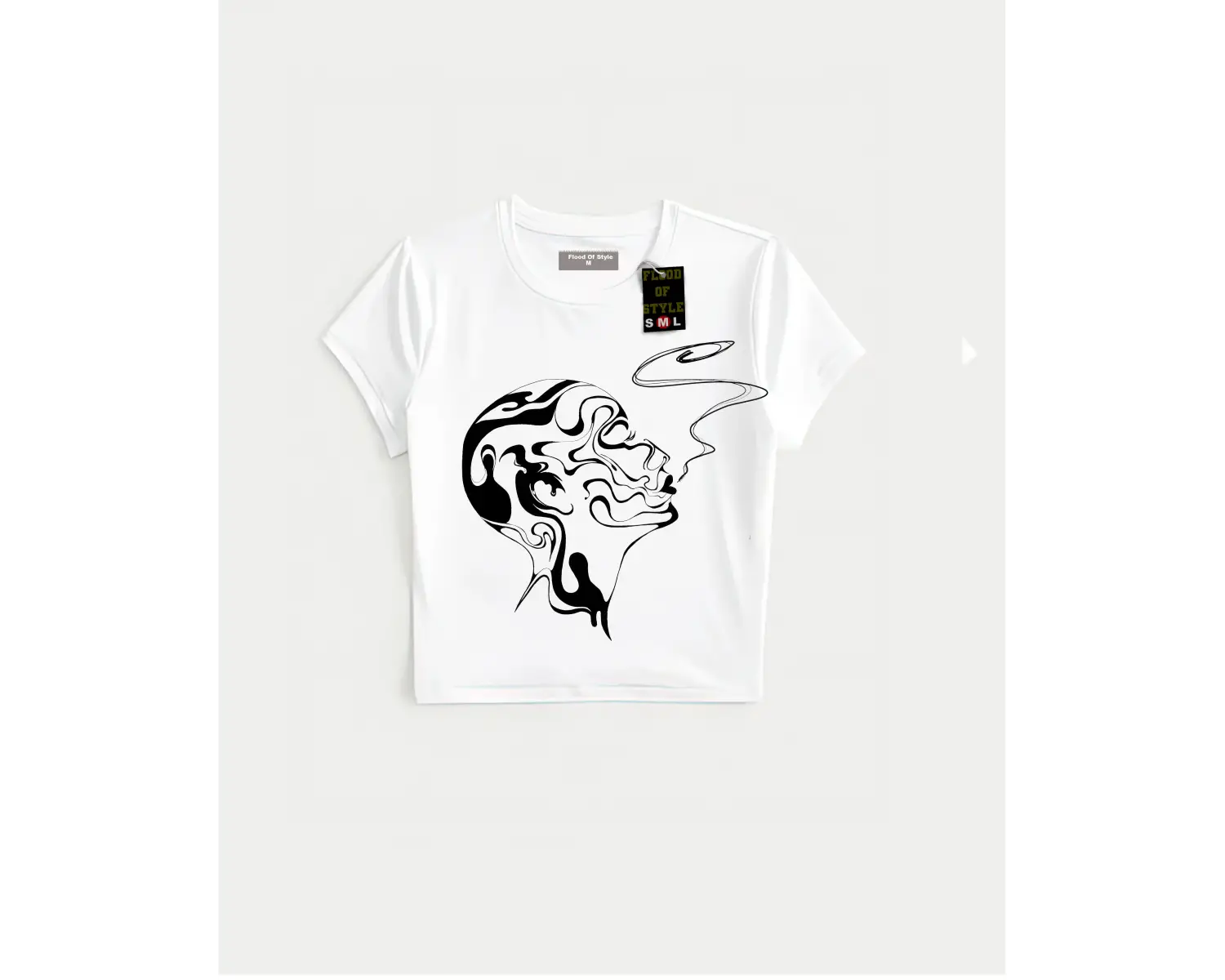 Beyaz Babby Tee yüz tasarım Özel tasarım