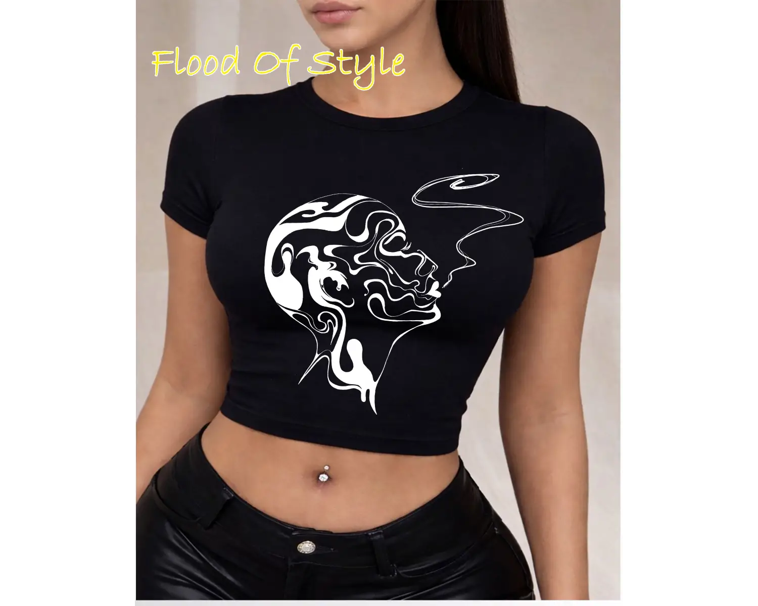 Beyaz Babby Tee yüz tasarım Özel tasarım