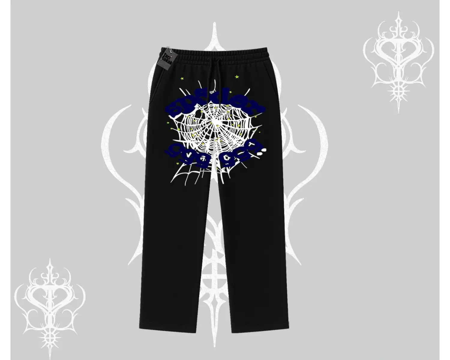 Beyaz Baggy Eşofman Altı Sp55der