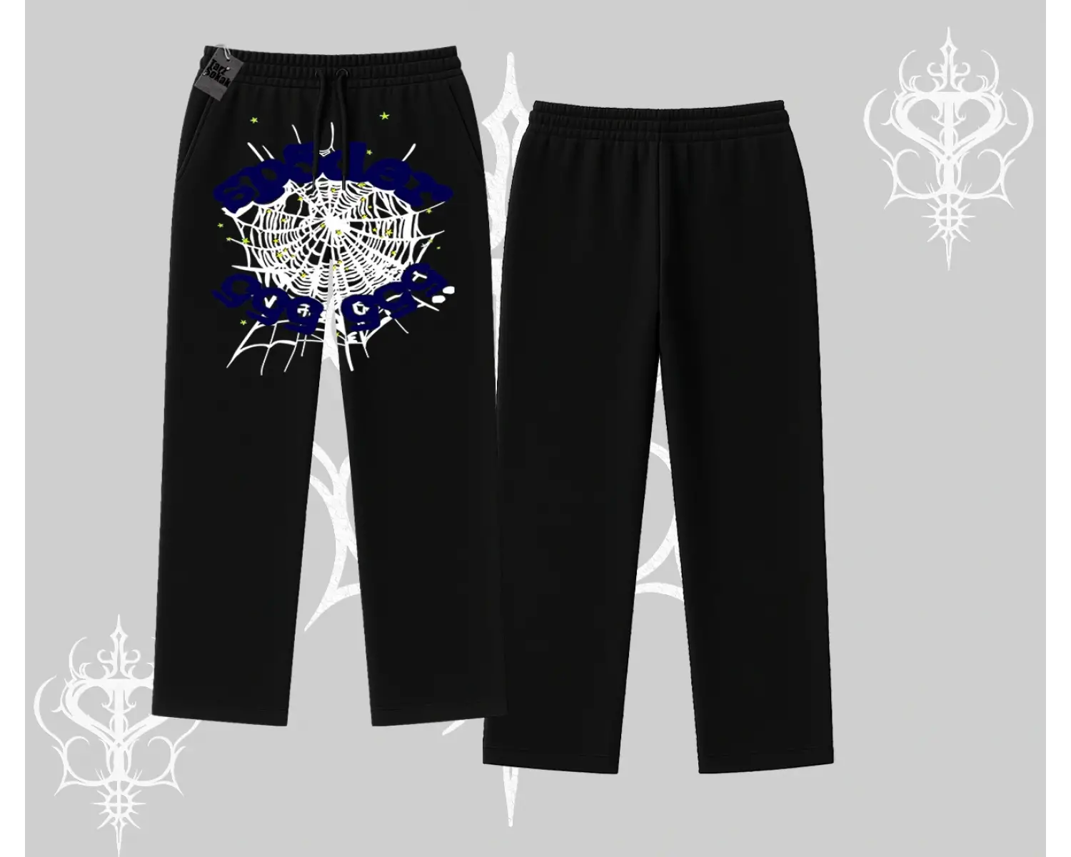 Beyaz Baggy Eşofman Altı Sp55der