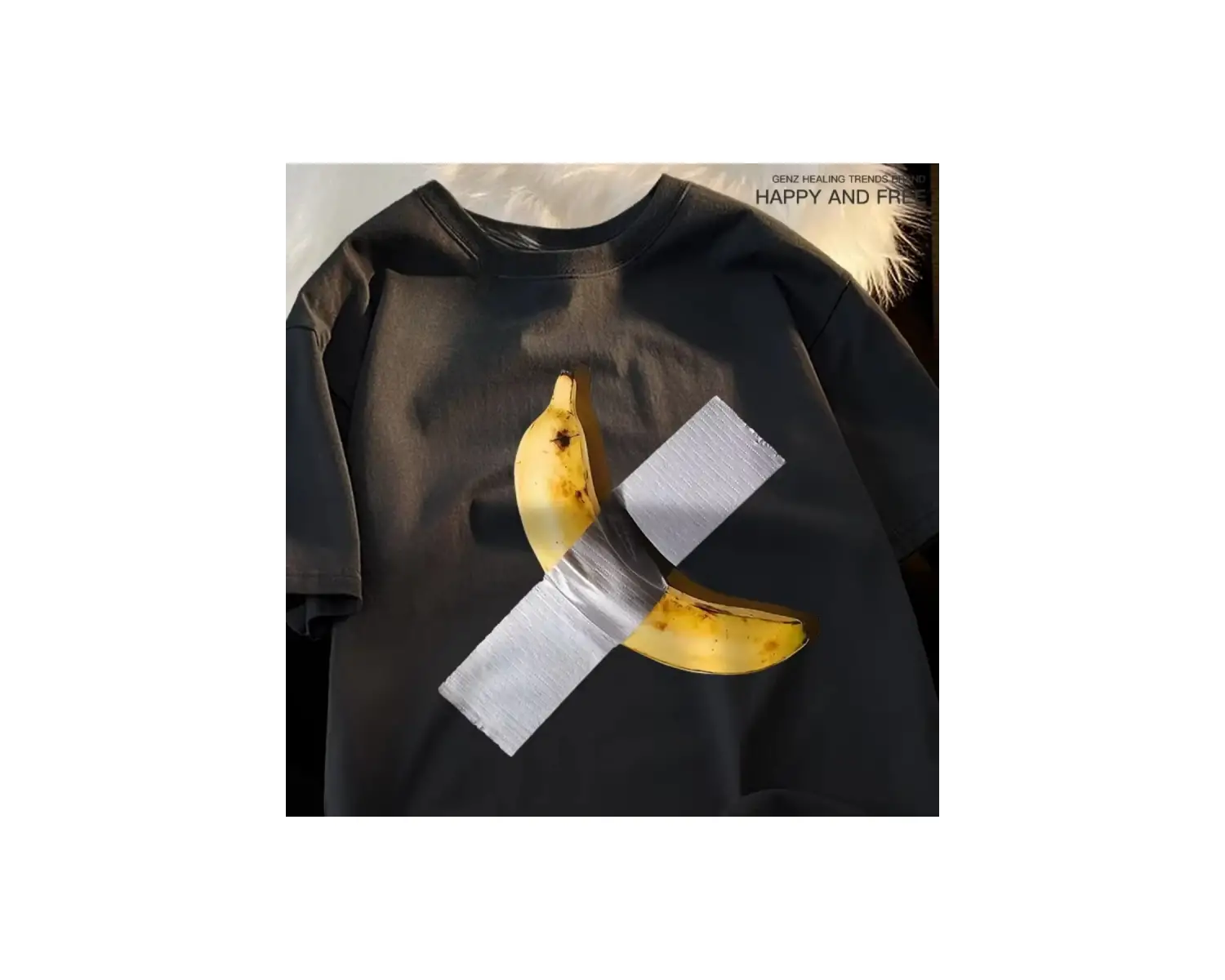 Beyaz Bant Sızdırmazlık Muz Eğlenceli Nefes Yaz Sokak Yumuşak Sokak Şıklığı O