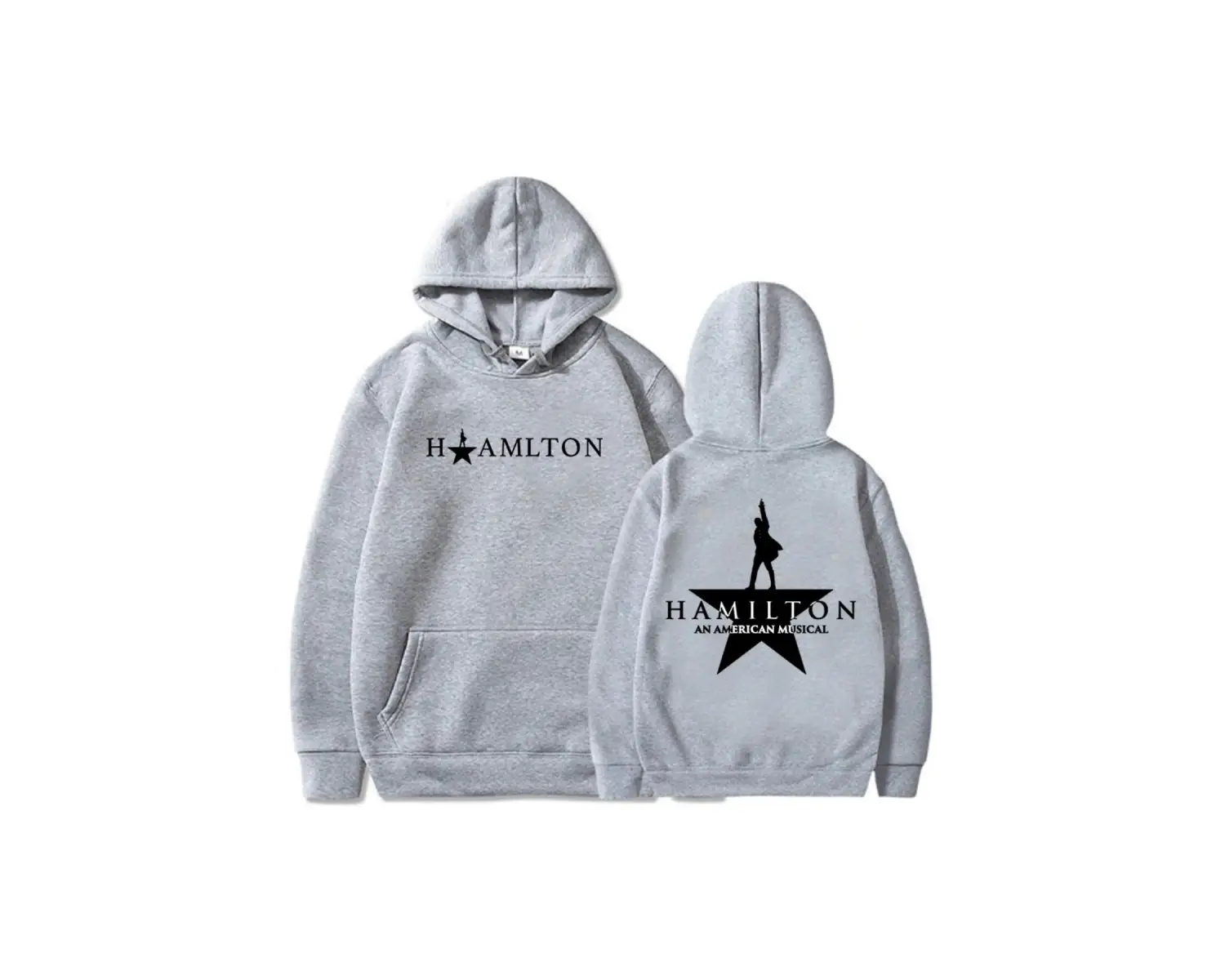 Beyaz Bir amerikan müzikal Hamiltonn Hoodies caderas Con Capuchau