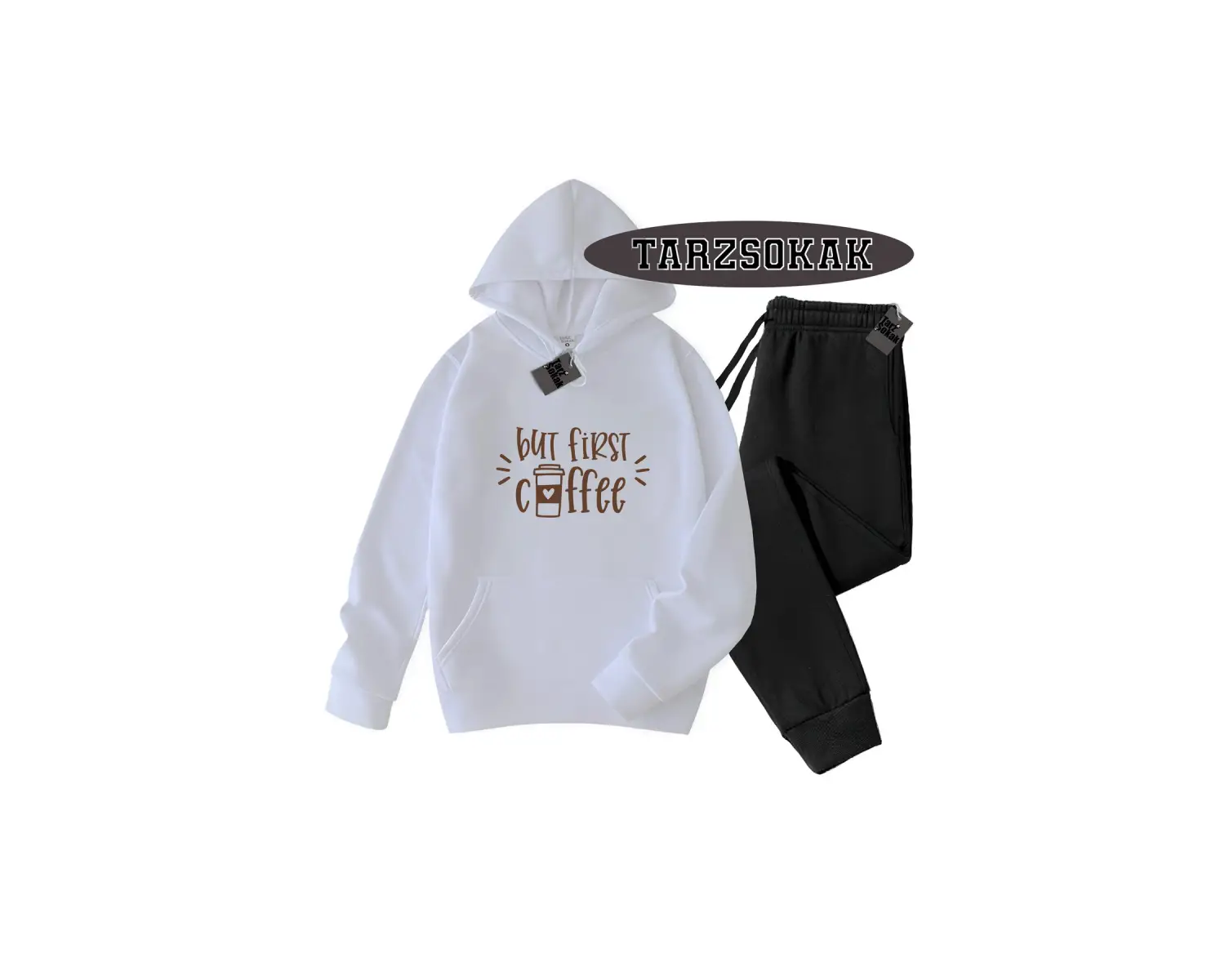 Beyaz Biskilet Coffee Detaylı ikili TAKIM