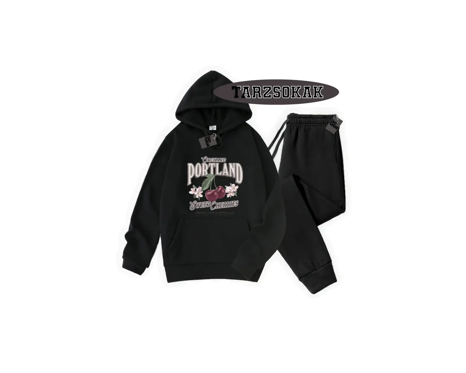 Beyaz Biskilet Orchard Detaylı ikili TAKIM