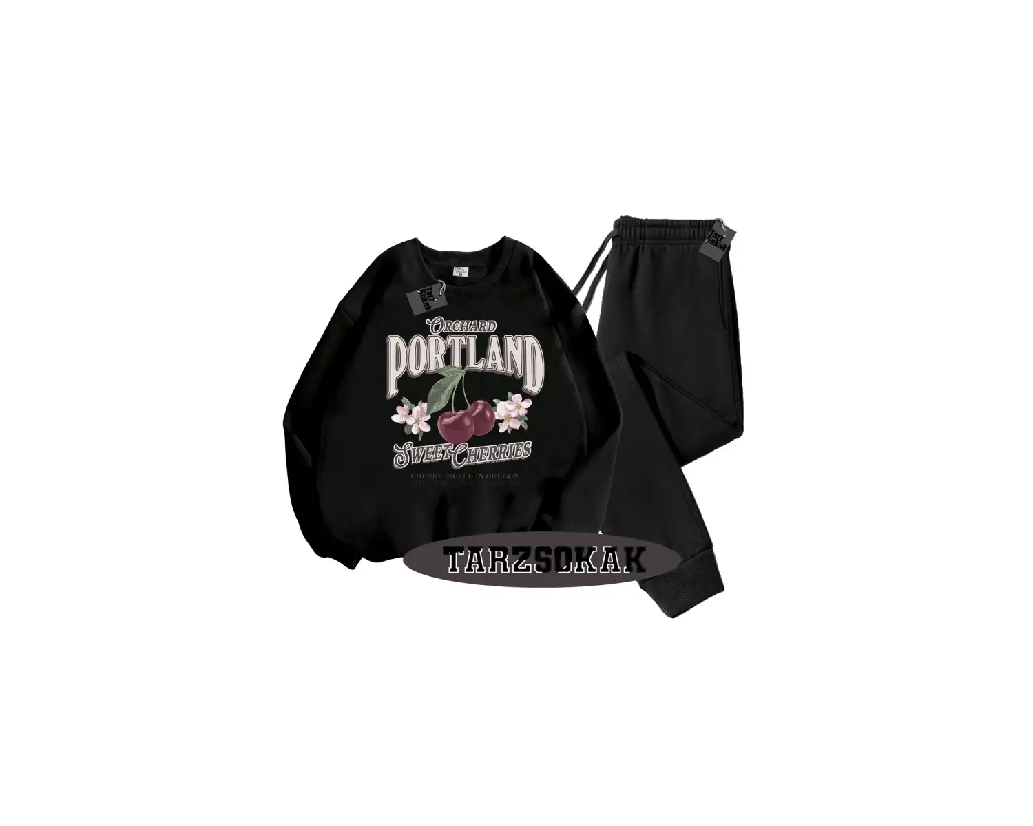 Beyaz Biskilet Orchard Detaylı ikili TAKIM