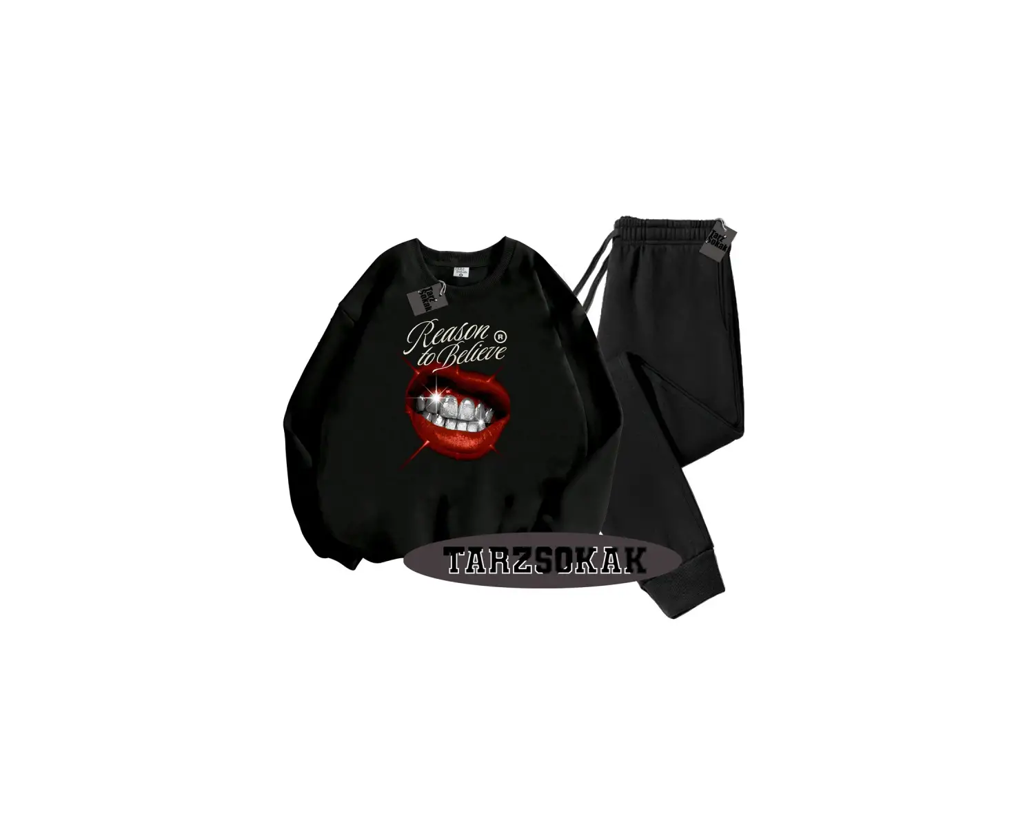 Beyaz Biskilet Reason Detaylı ikili TAKIM