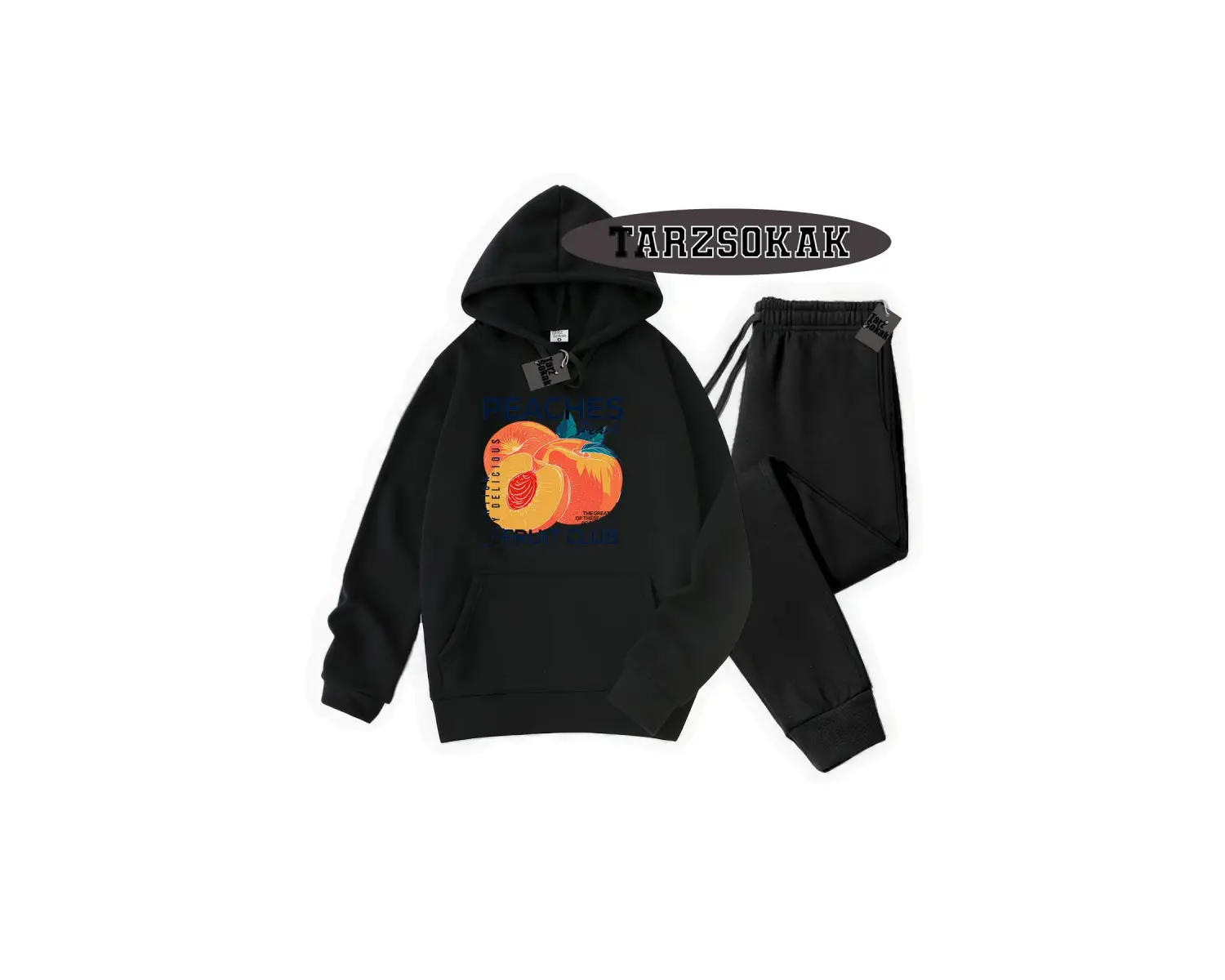 Beyaz Biskilet ŞEftali Detaylı ikili TAKIM