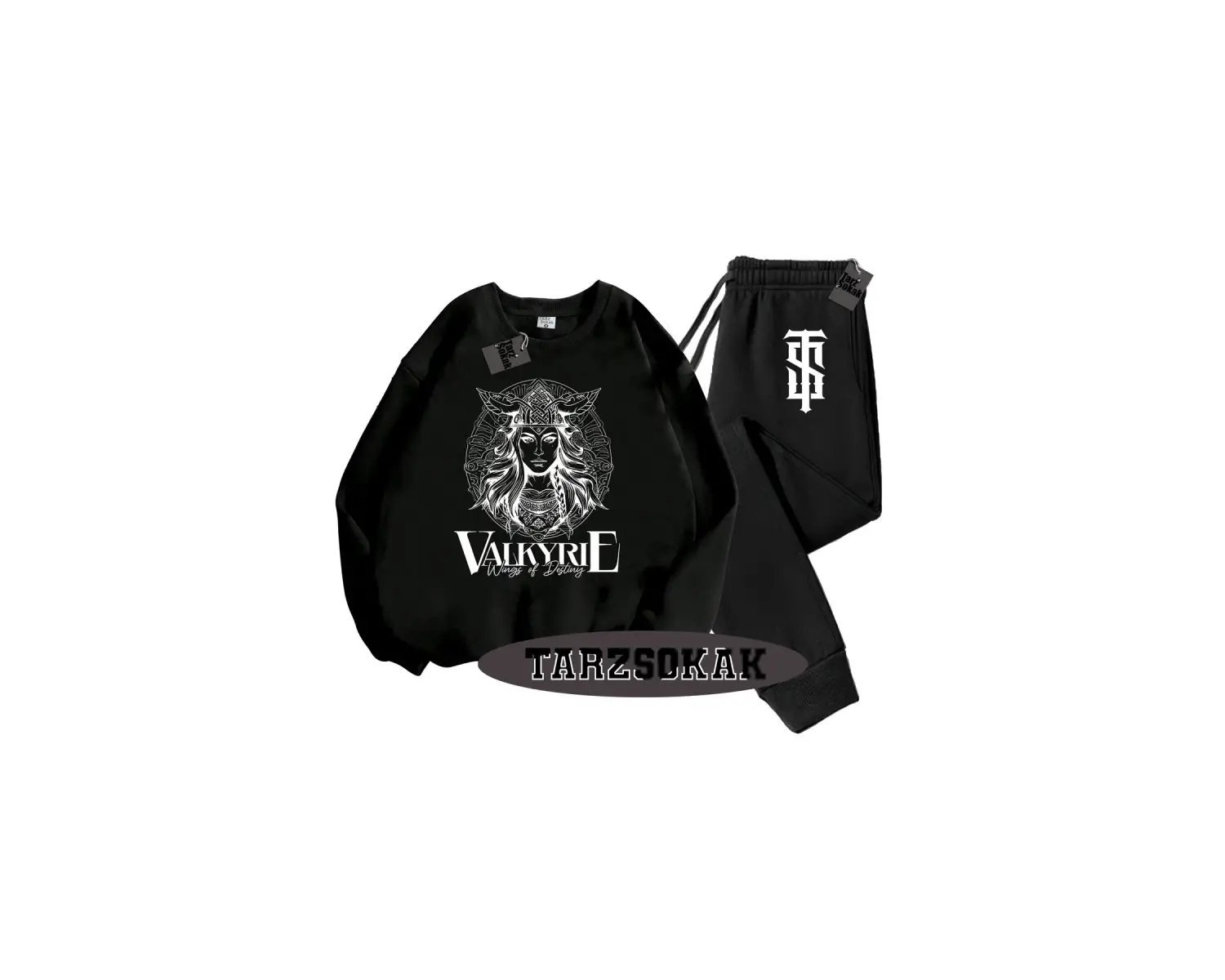 Beyaz Biskilet Valkyrıe Detaylı ikili TAKIM