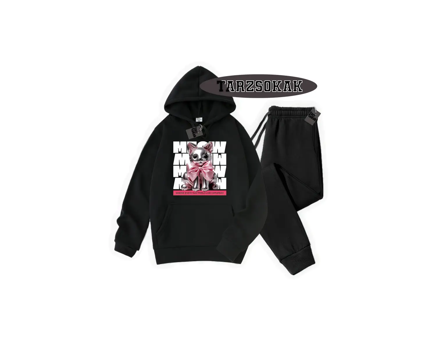 Beyaz Biskilet Where Everday Detaylı ikili TAKIM