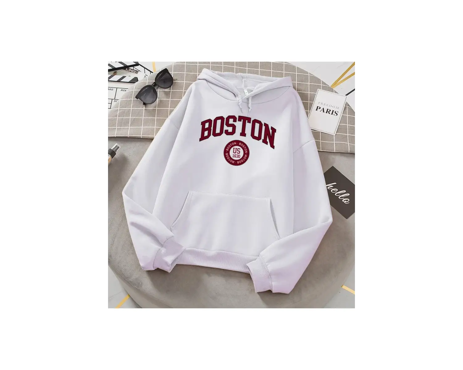 Beyaz Boston şehir abd 1630