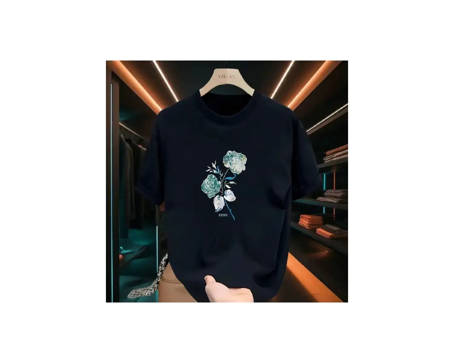 Beyaz Çok Yönlü Gevşek Trendy Yepyeni Saf Baskılı Taban Üst Grafik T