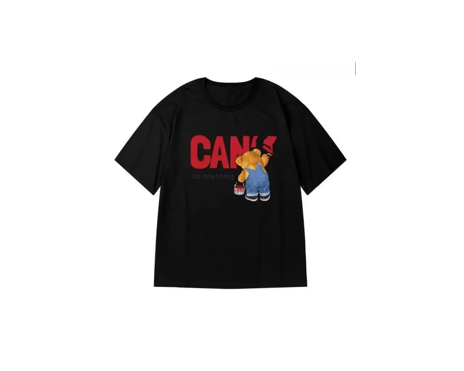 Beyaz Cute Milk Dog Music Print s Summer New Short Sleeves Comfor