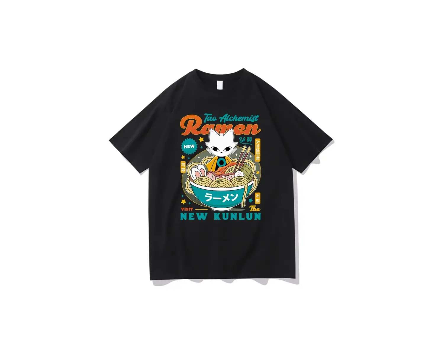 Beyaz Dokuz Sols Yi Ramen ler Estetik Komik Sevimli Kedi Şehriye E