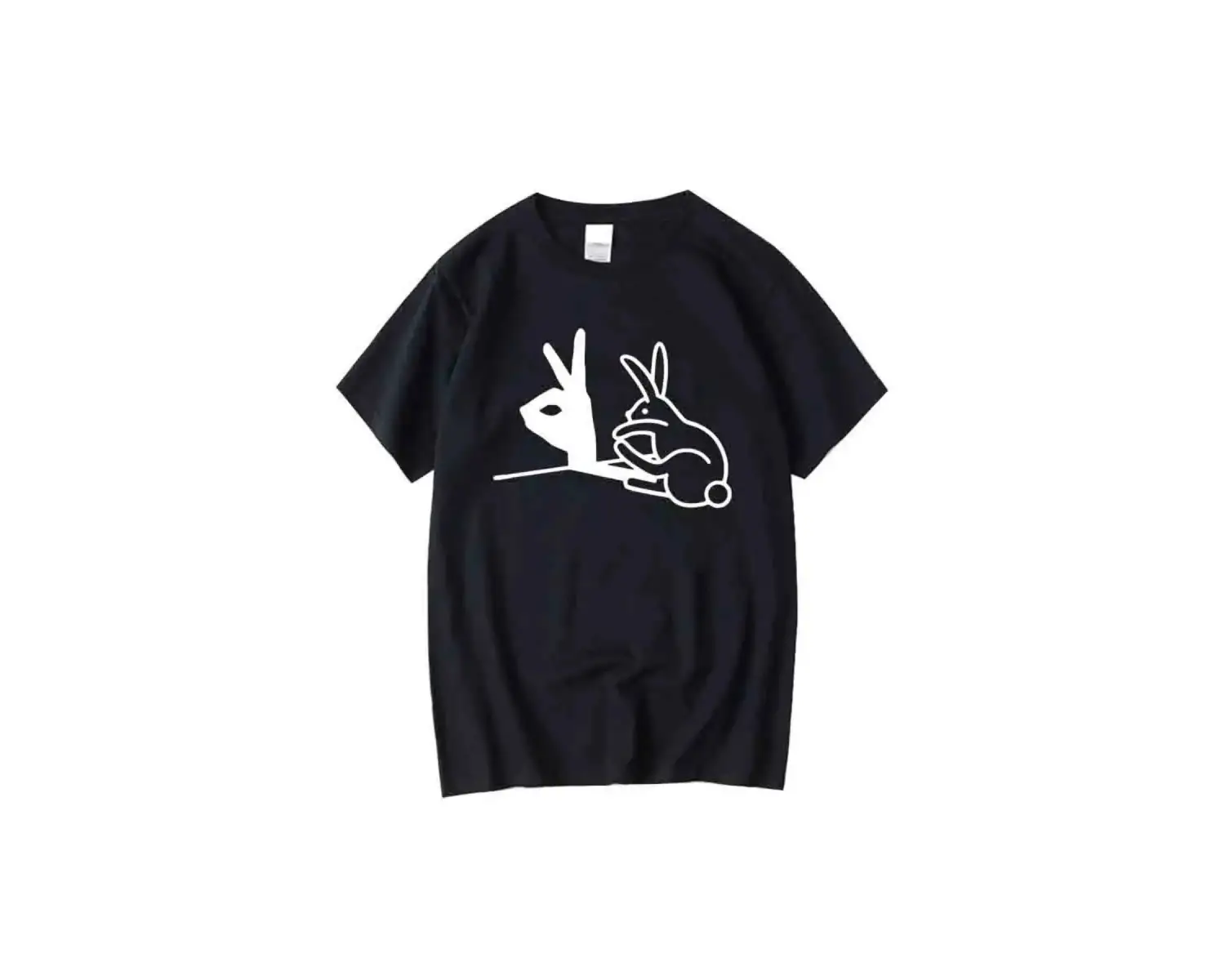 Beyaz Erkekler En Kaliteli Serin Komik Tasarım Baskı Tshirt Gevşek Yaz T O-