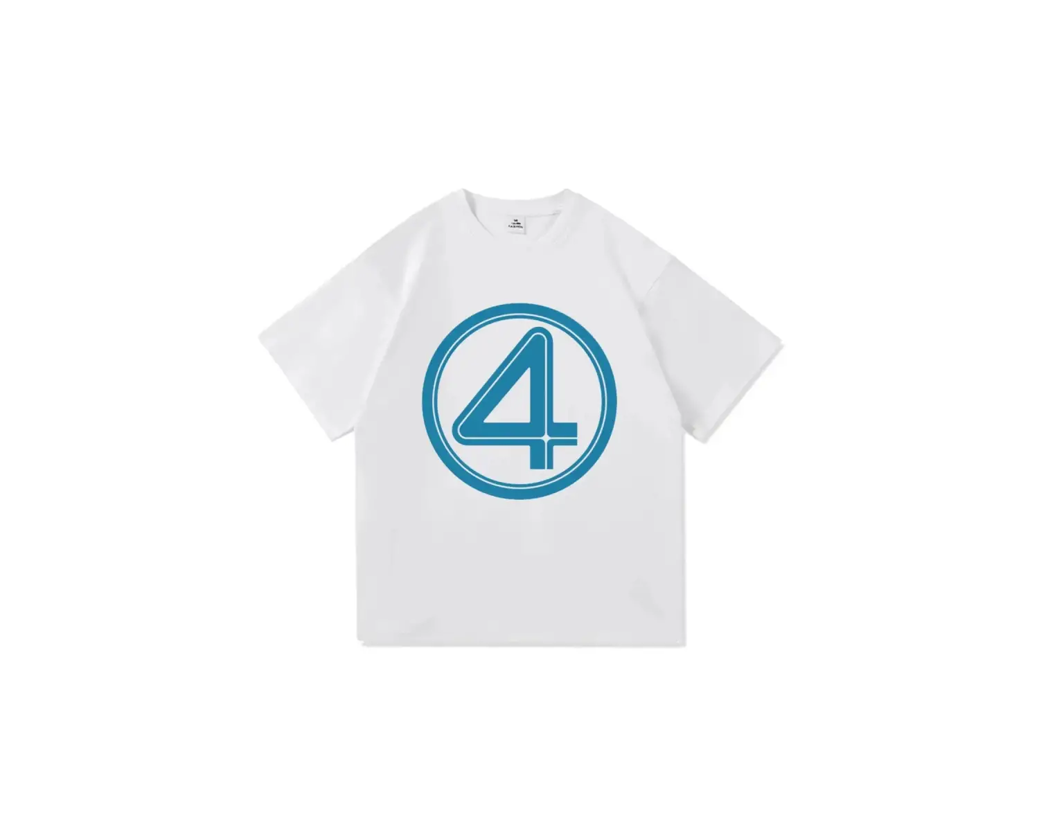 Beyaz Fantastik Dört İlk Adım Film an Harajuku Üstleri Hediye Grafik