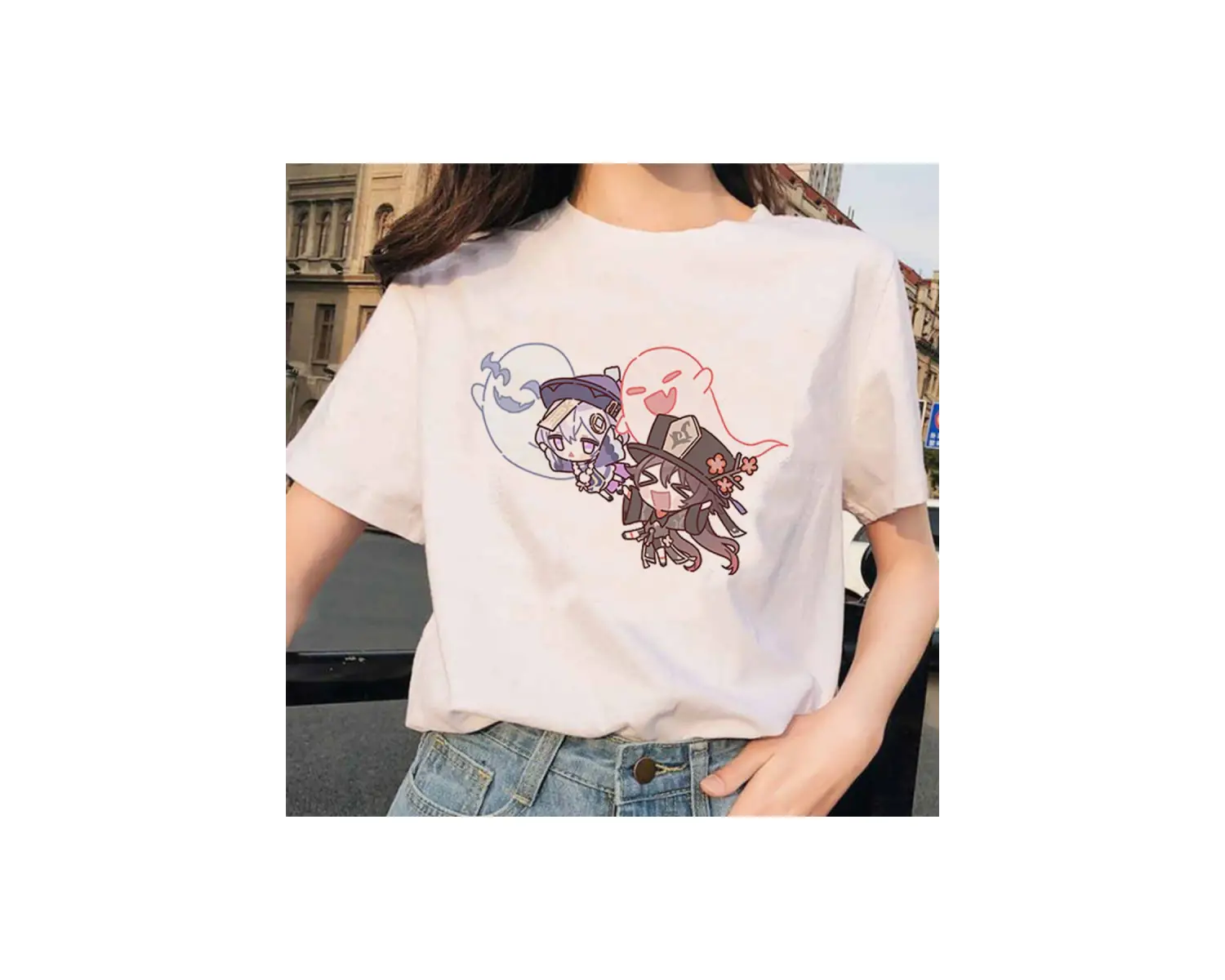 Beyaz Genshin darbe Hu Tao Morax Zhongli Tartaglia Paimon yaz