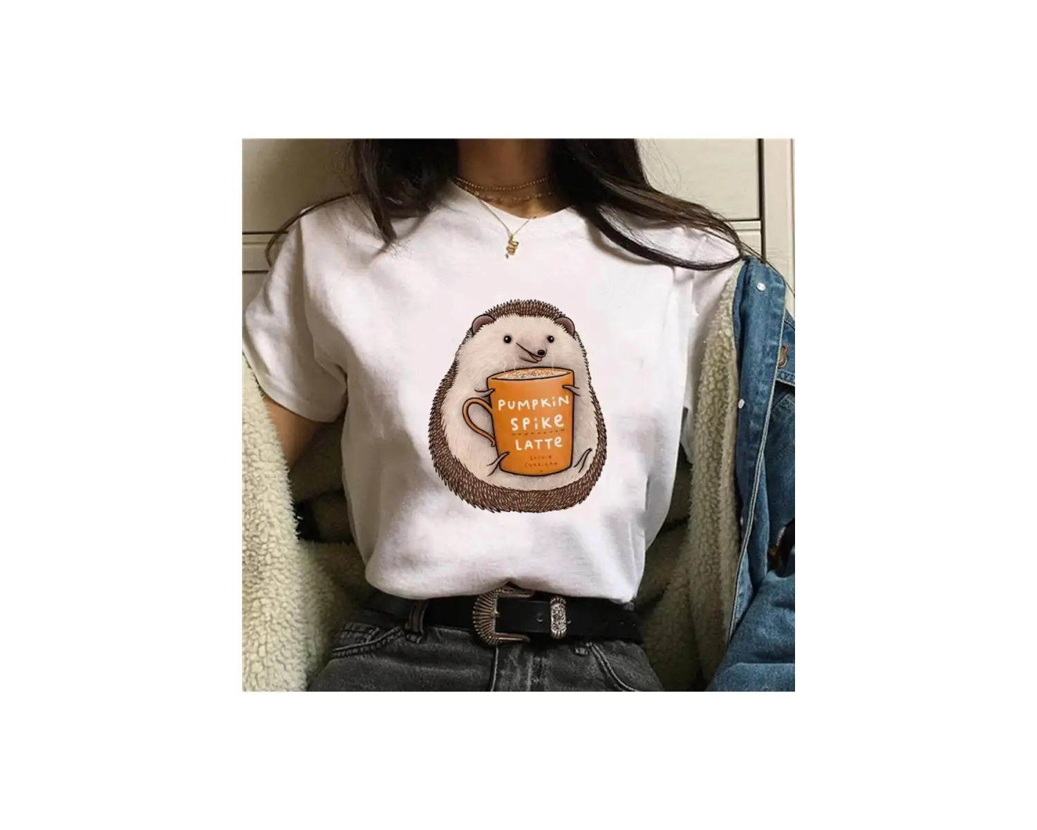 Beyaz Gine domuzu yaz eğlenceli baskı Harajuku üstleri ayanlar temelk