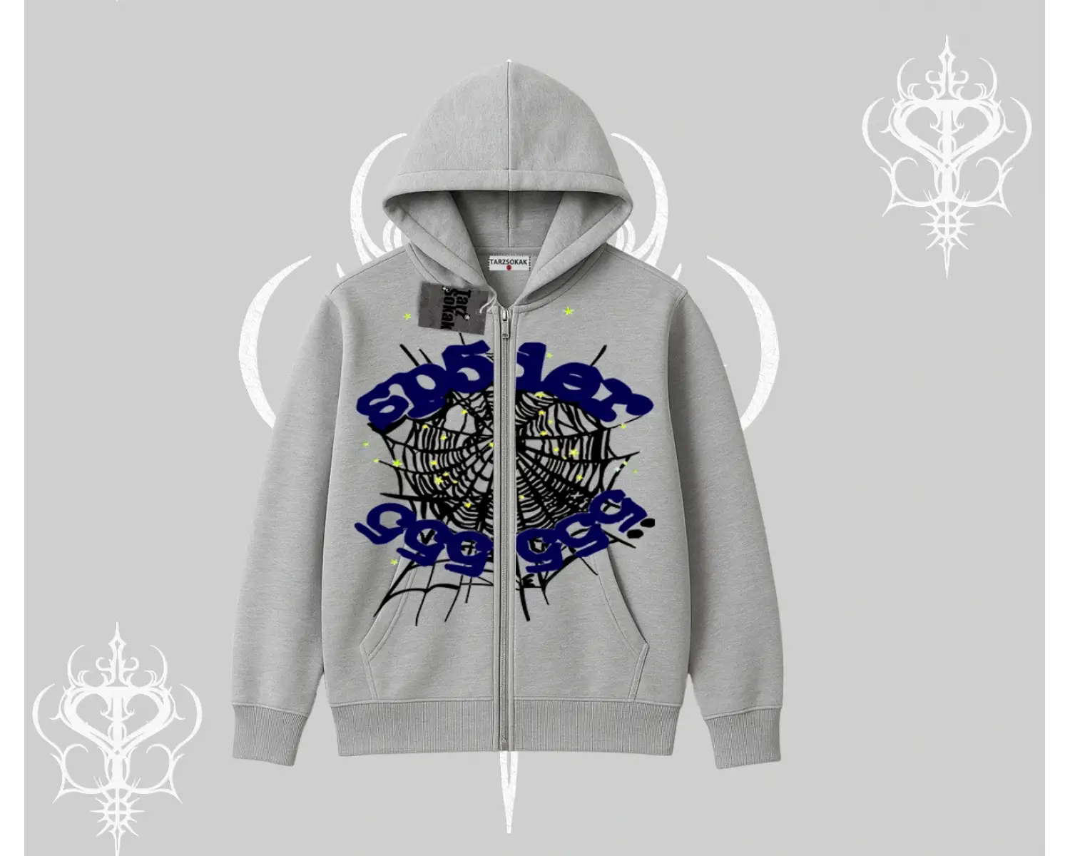 Beyaz Hırka Sweatshirt Sp55der