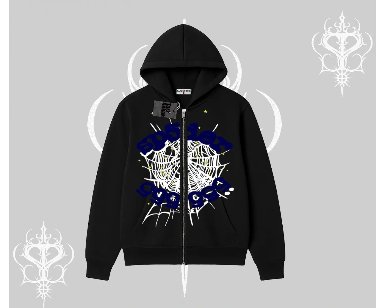 Beyaz Hırka Sweatshirt Sp55der