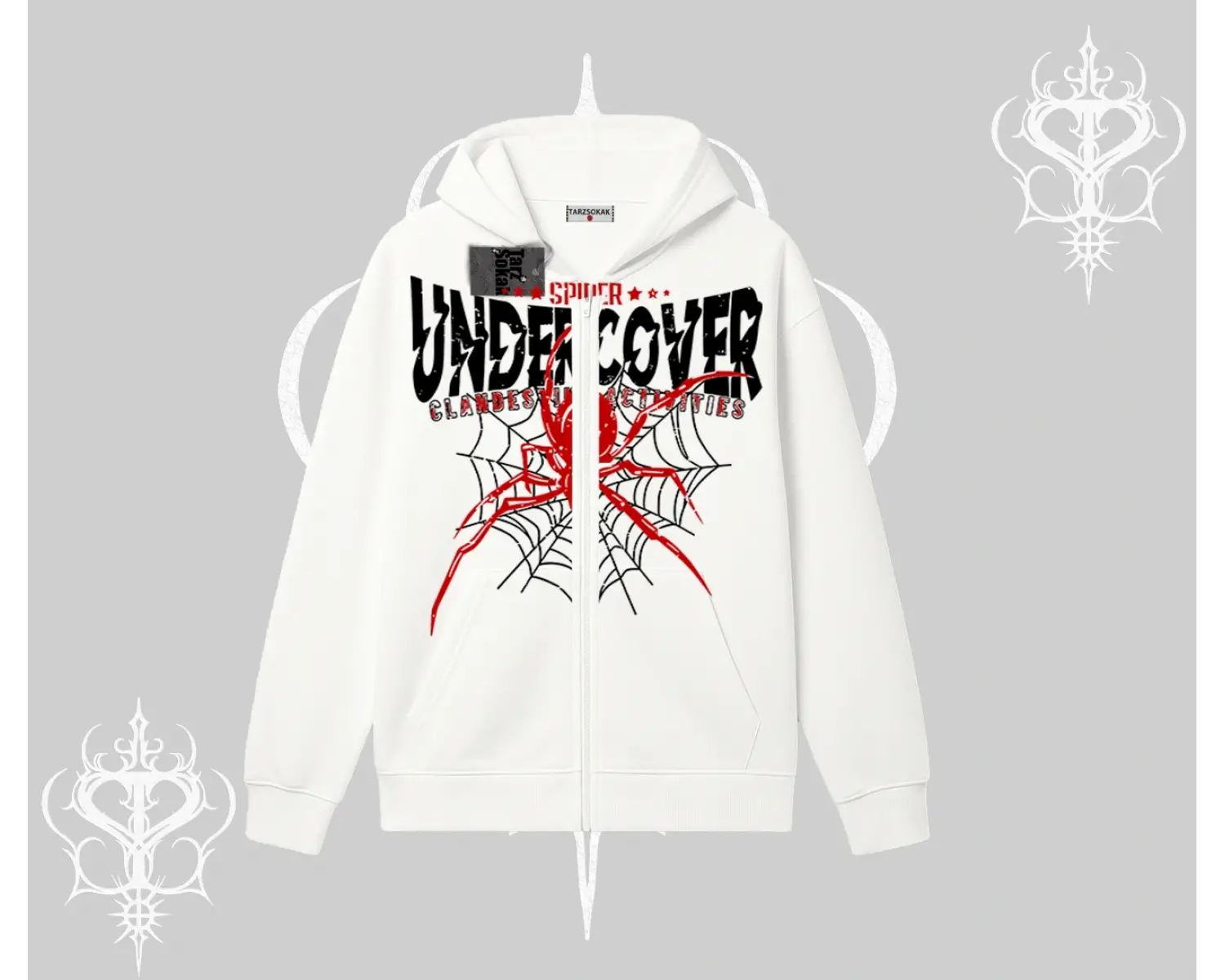 Beyaz Hırka Sweatshirt Spider Undercover